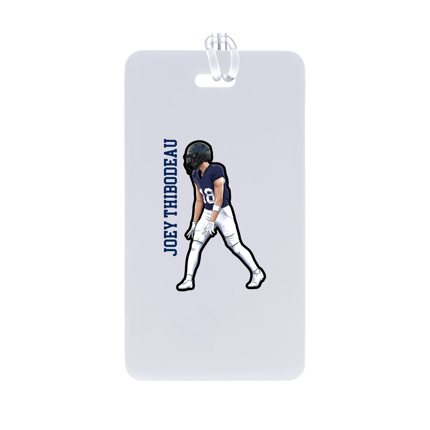 Bag Tag — Name Vertical in Classic