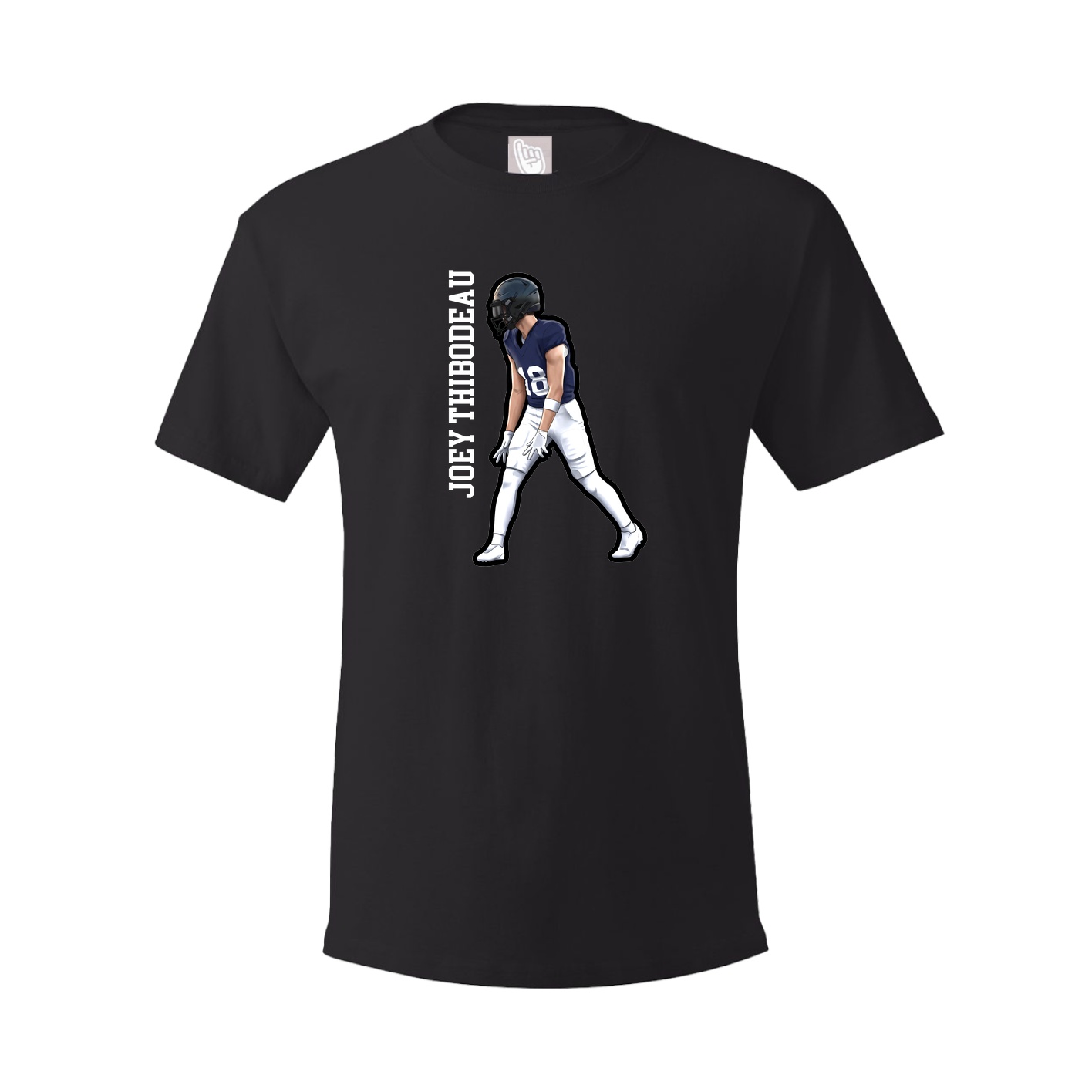 Tee — Name Vertical in Black