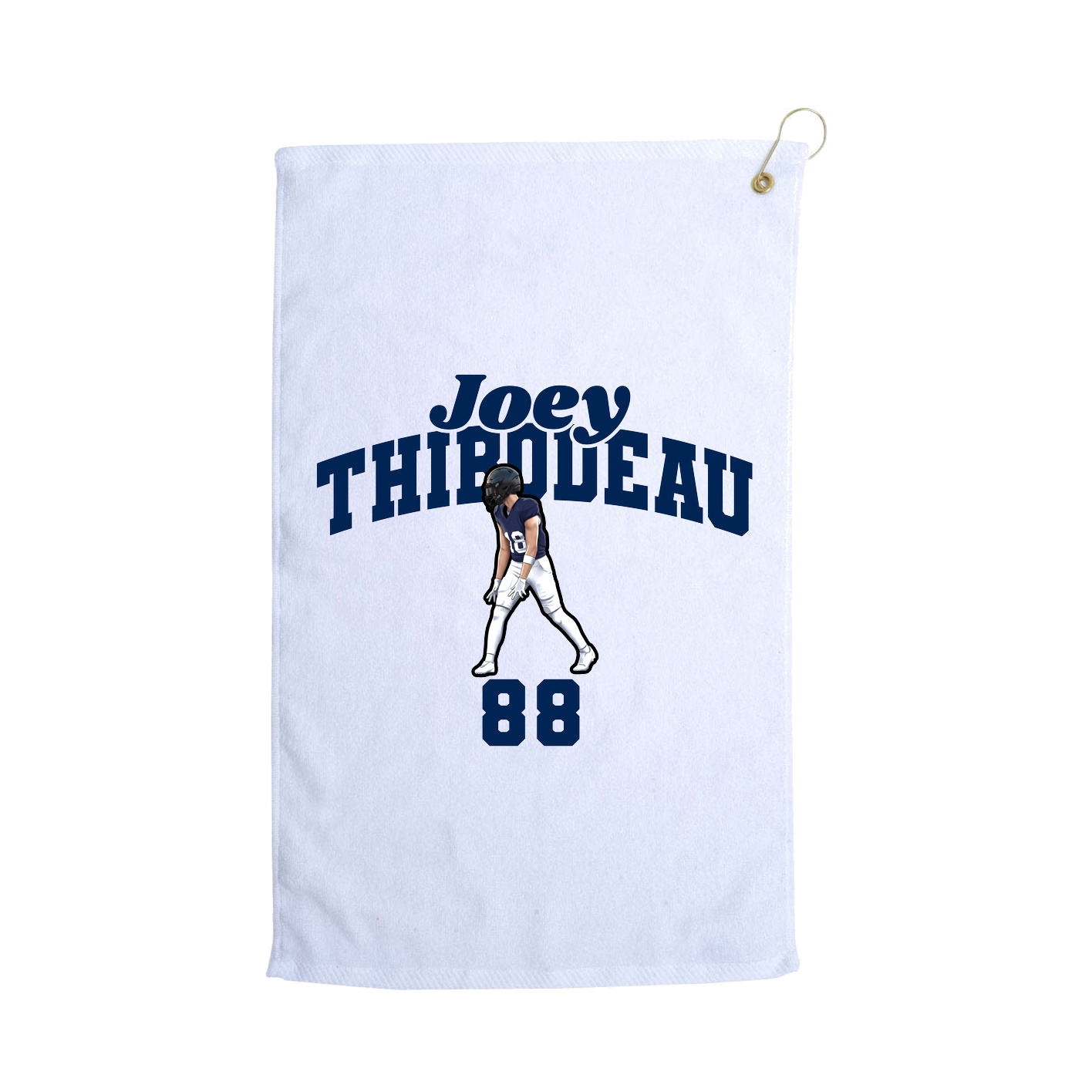 Golf Towel — Signature Arch in White