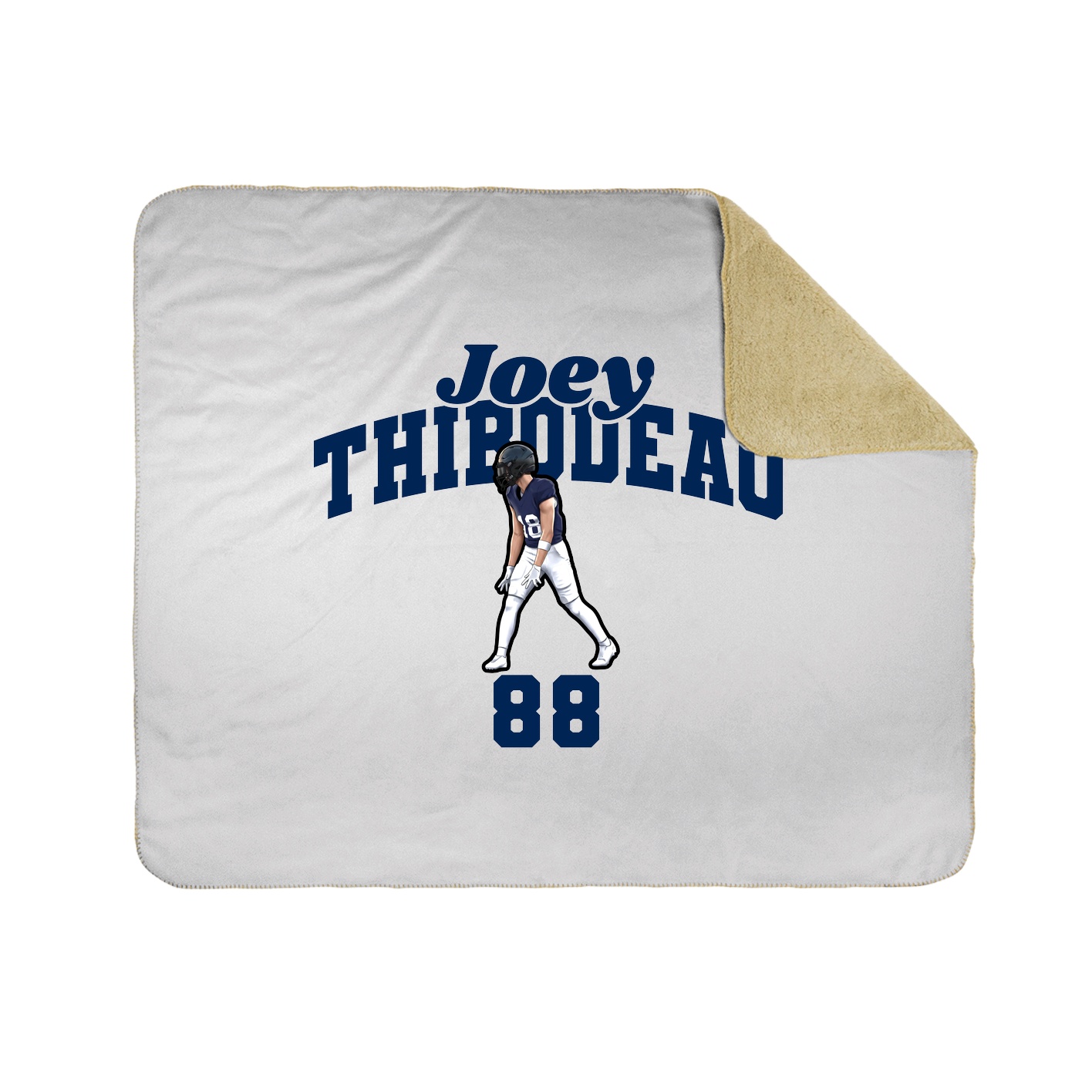 Throw Blanket — Signature Arch in White
