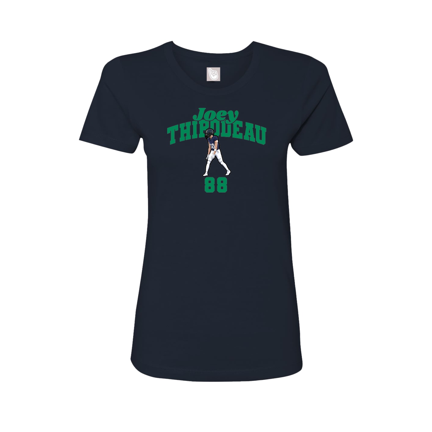 Womens Tee — Signature Arch in Navy