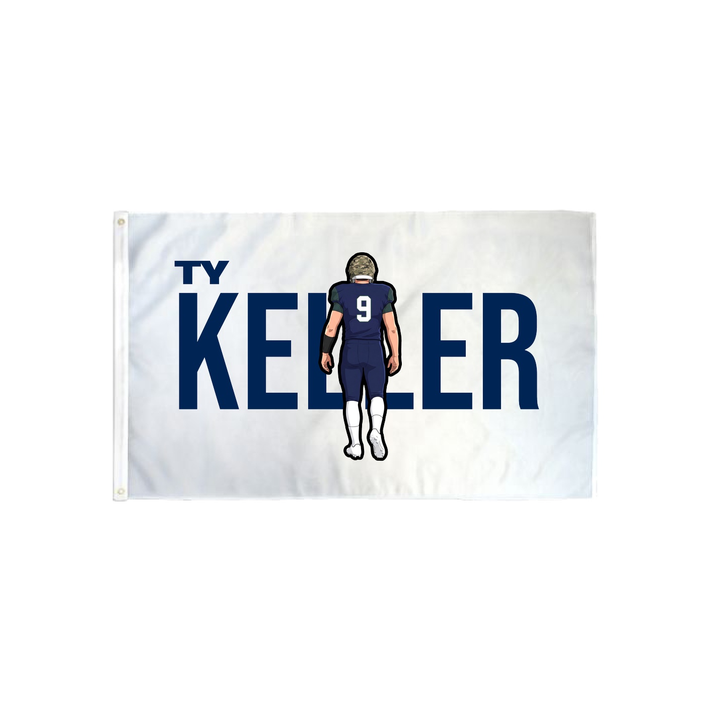 3x5 Flag — Player Name in Classic