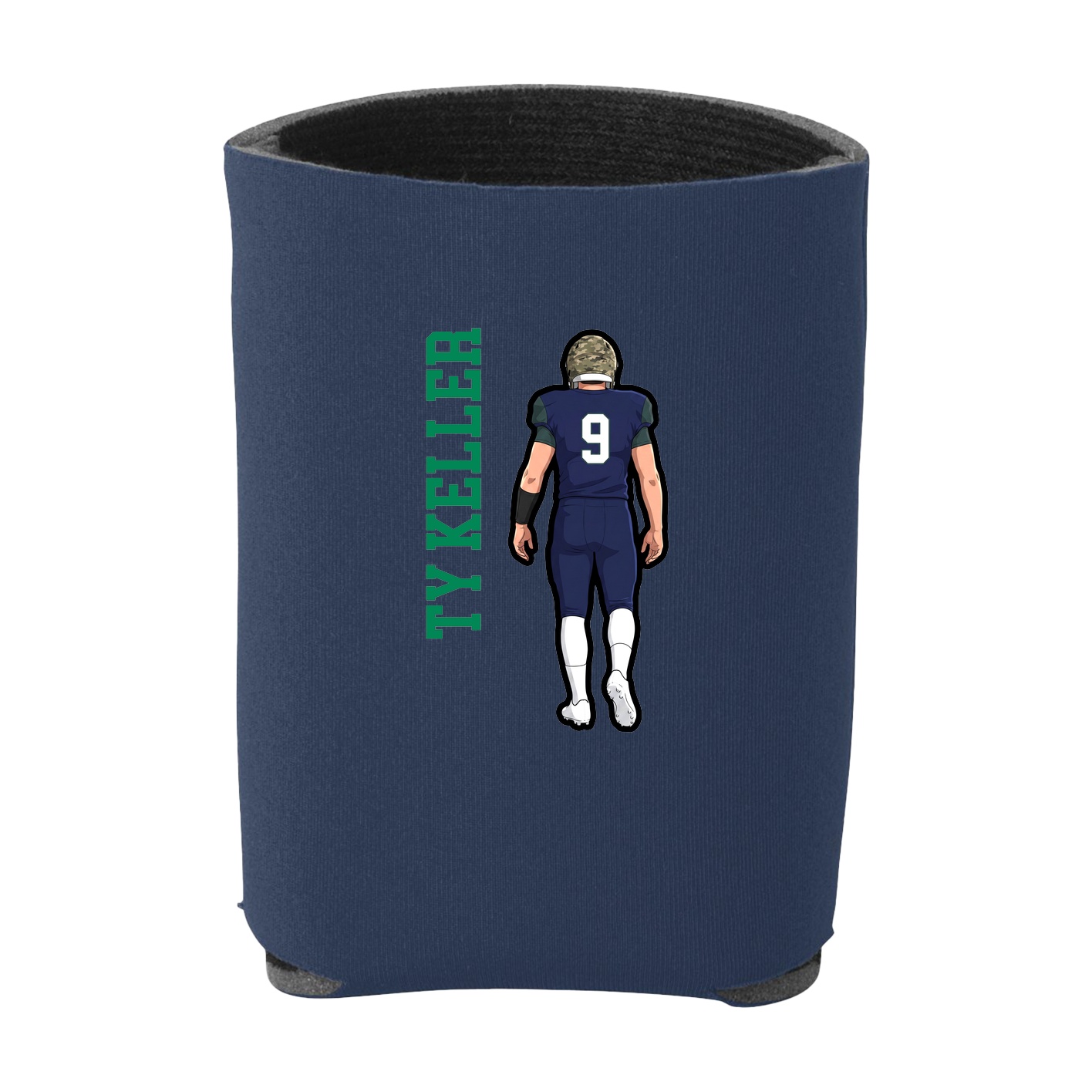 Can Holder — Name Vertical in Navy