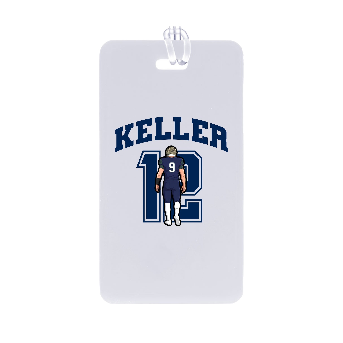 Bag Tag — Number in Classic