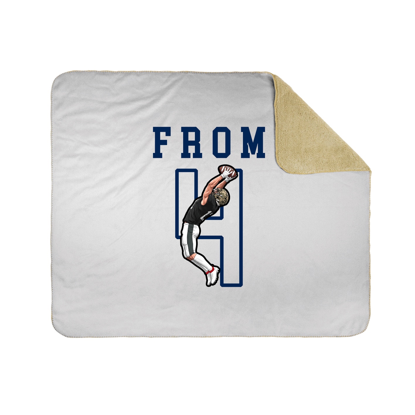Throw Blanket — Shirsey in White