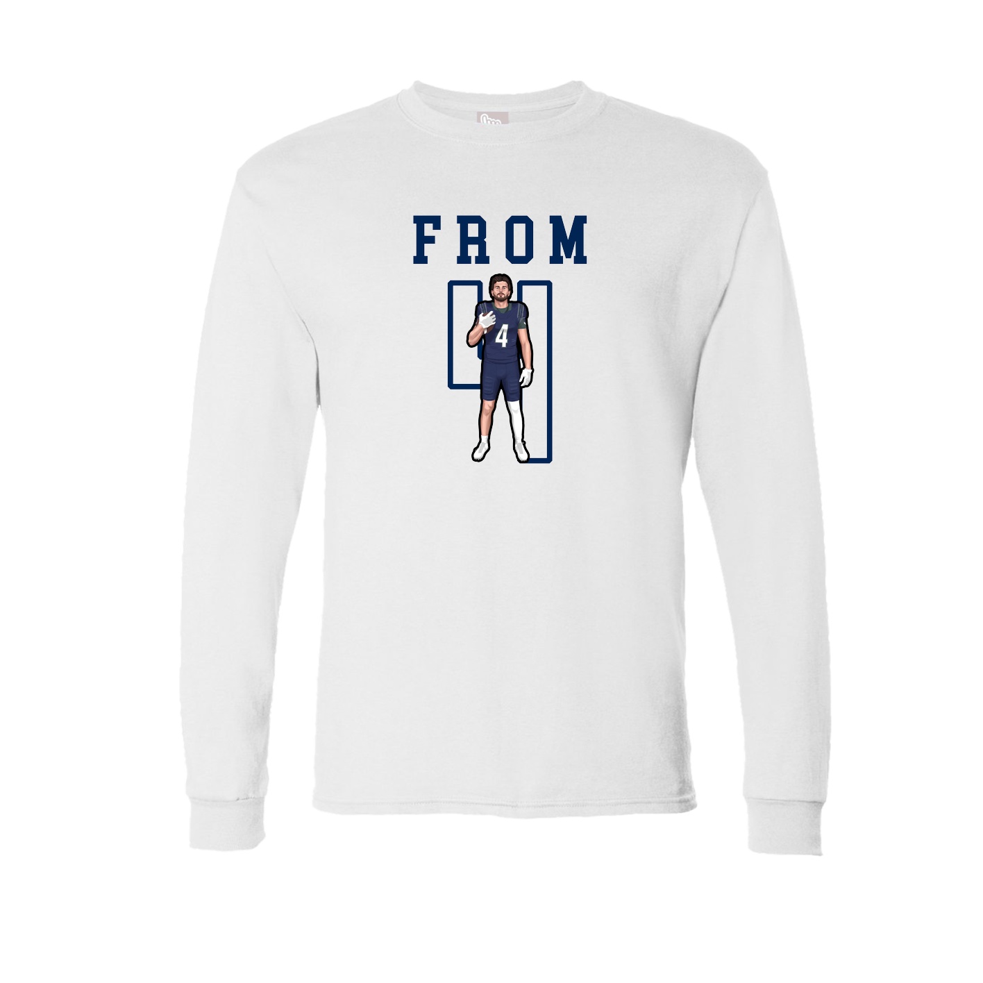Long Sleeve Tee — Shirsey in White