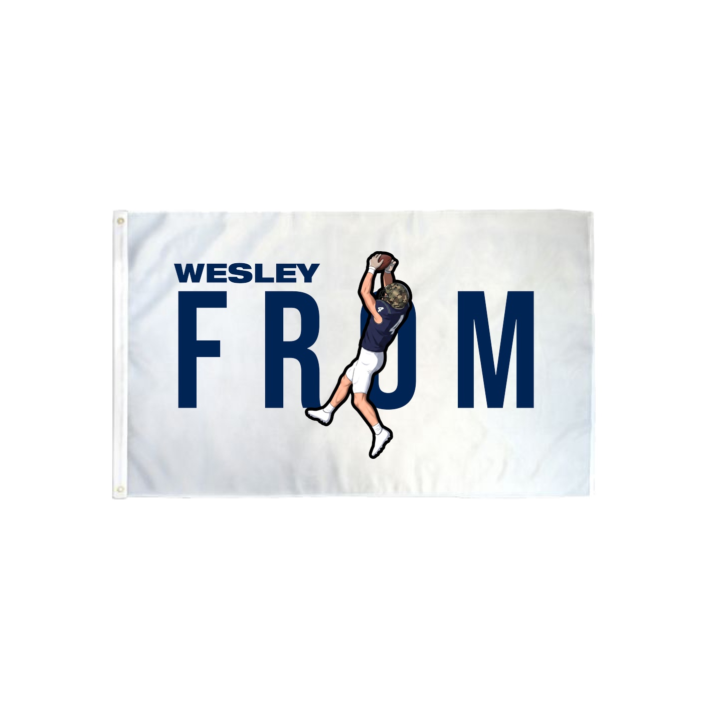 3x5 Flag — Player Name in Classic
