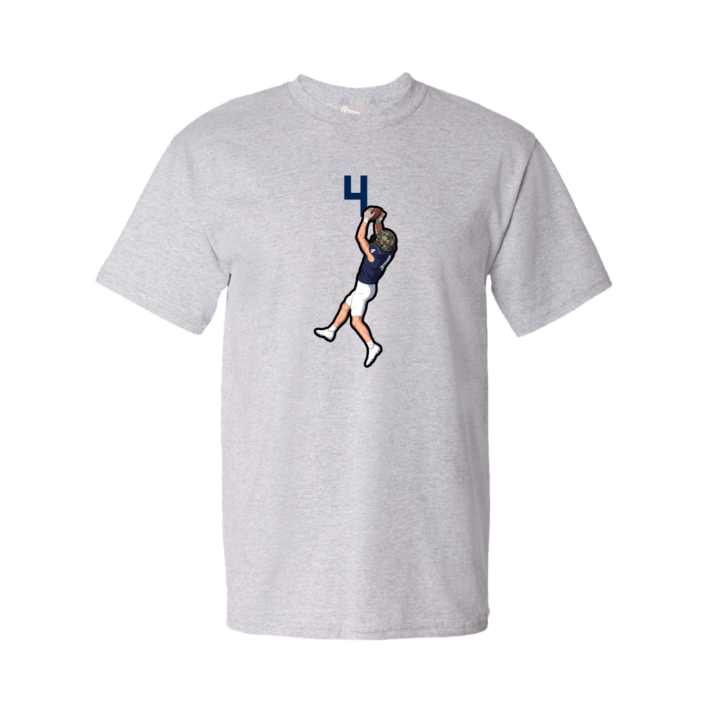 Tee — Number Top in Grey