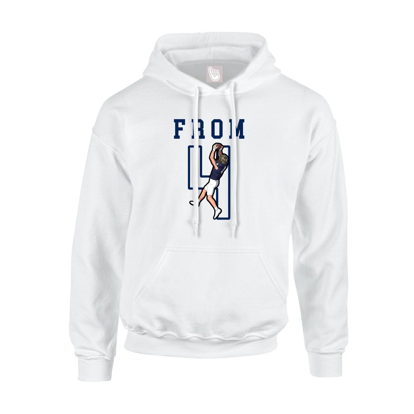 Hoodie — Shirsey in White