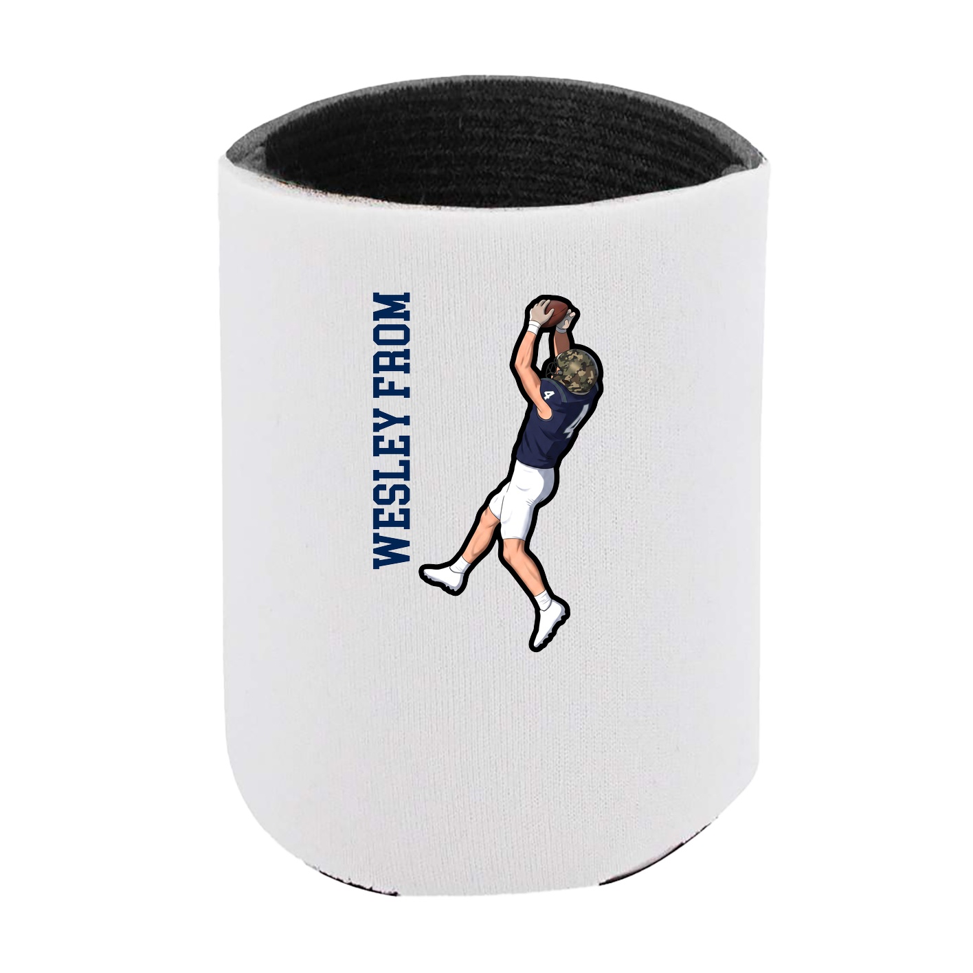 Can Holder — Name Vertical in White