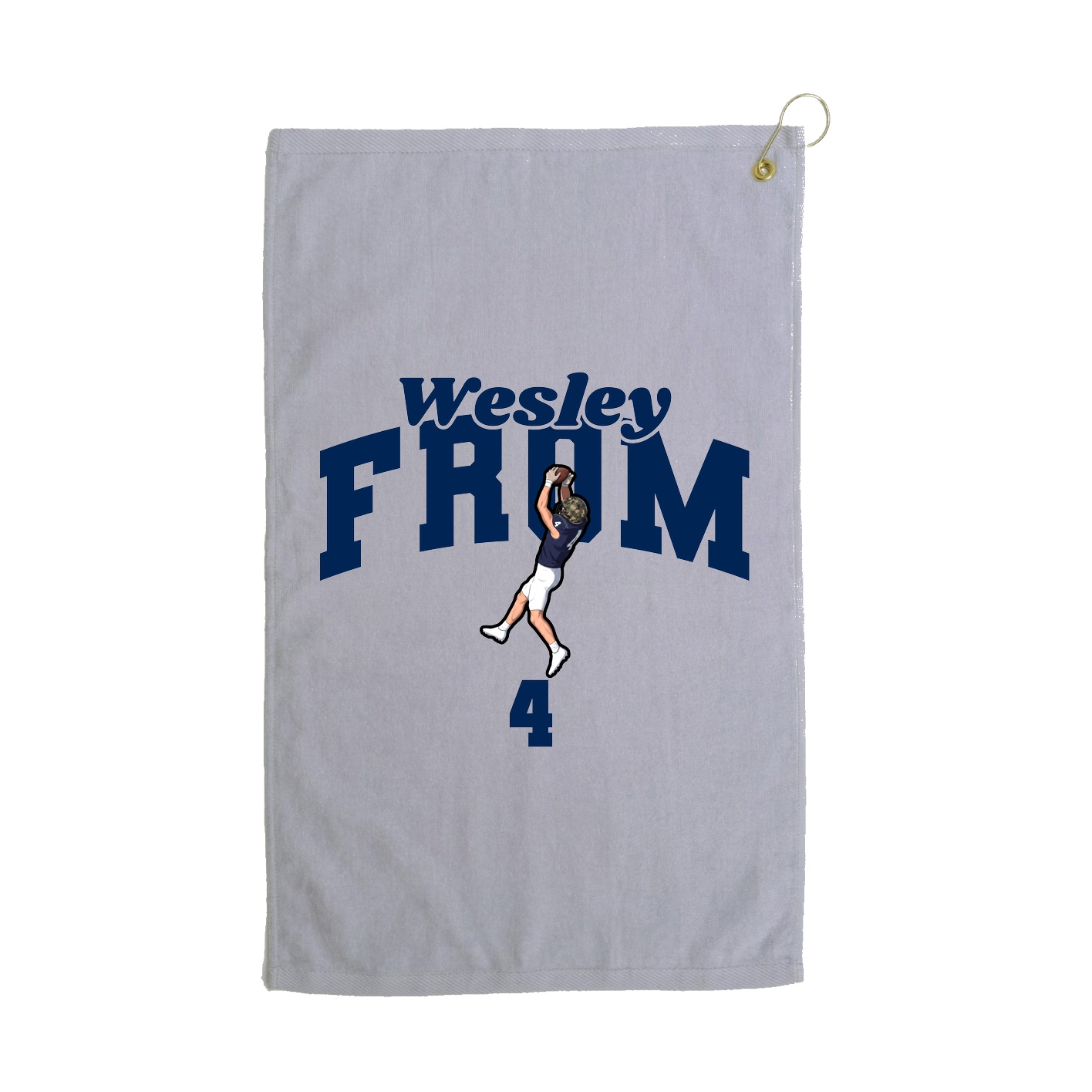 Golf Towel — Signature Arch in Grey