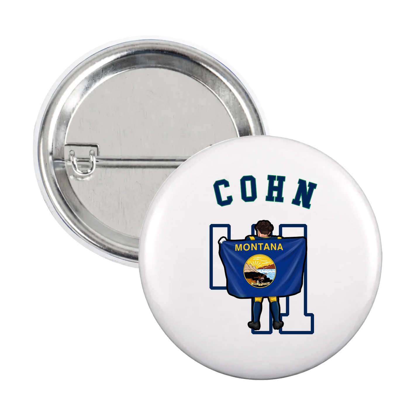 Game Day Button — Shirsey Arch in White
