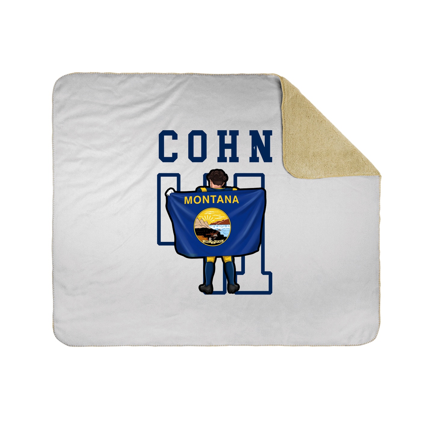 Throw Blanket — Shirsey in White
