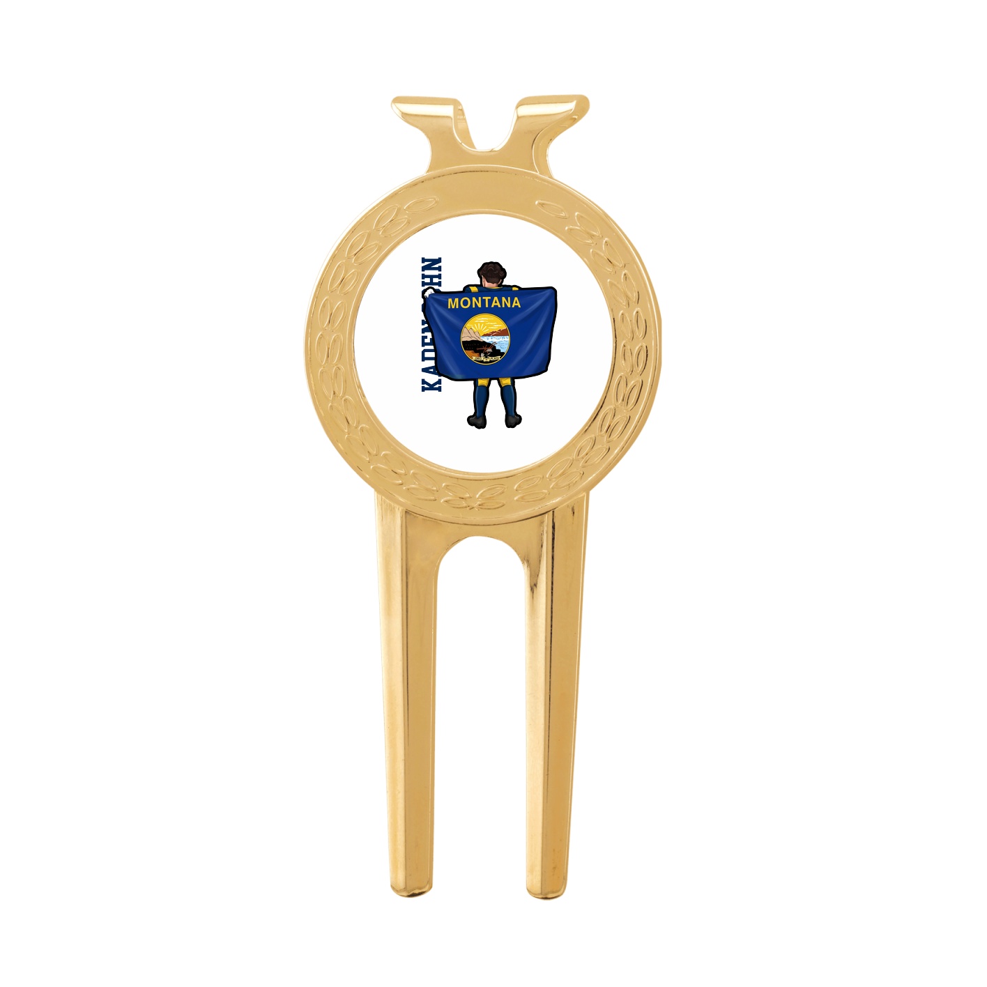 Divot Tool with Ball Marker — Name Vertical in Classic