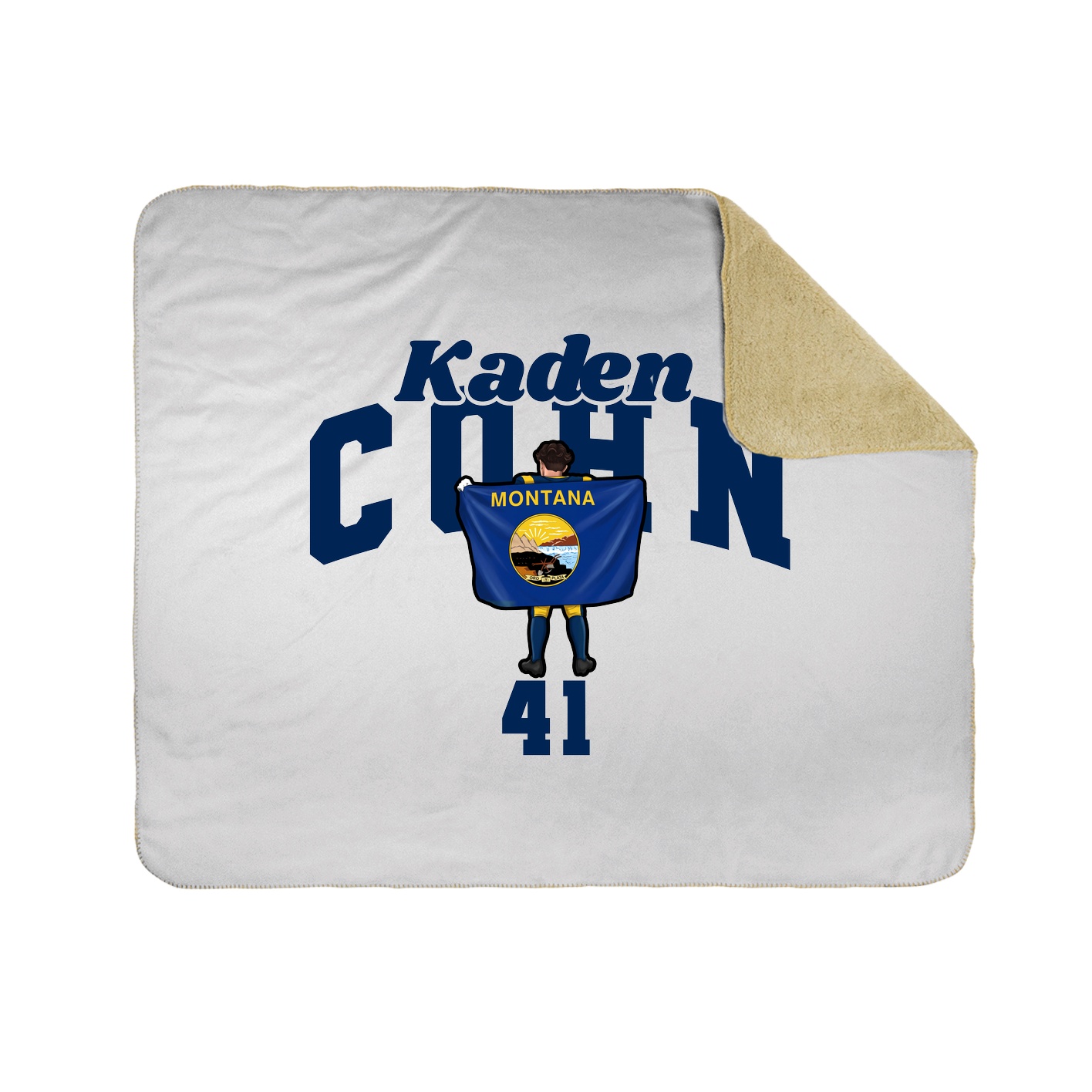 Throw Blanket — Signature Arch in White