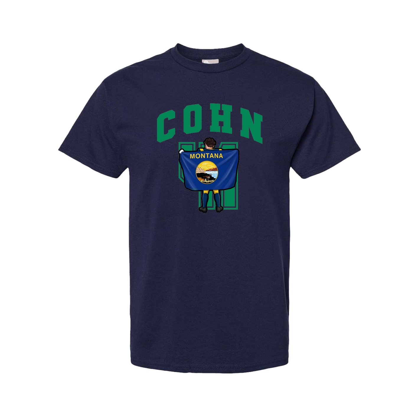 Tee — Number in Navy