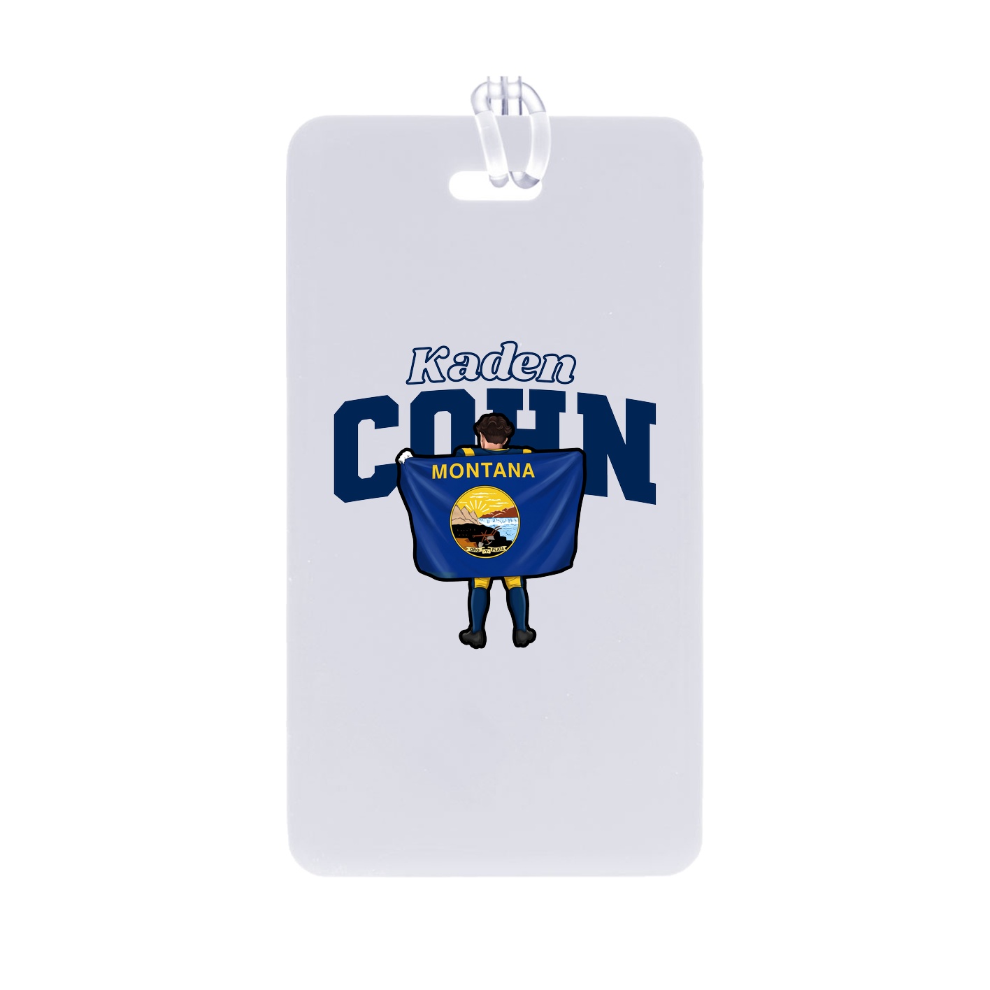 Bag Tag — Name Arch in Classic