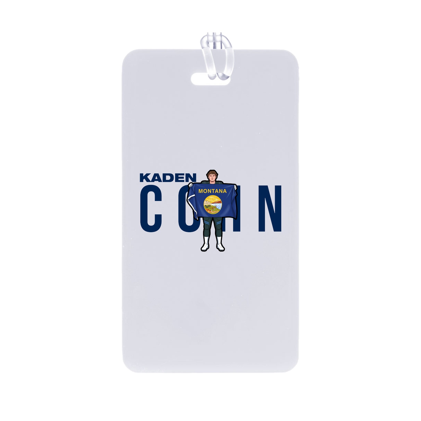 Bag Tag — Player Name in Classic