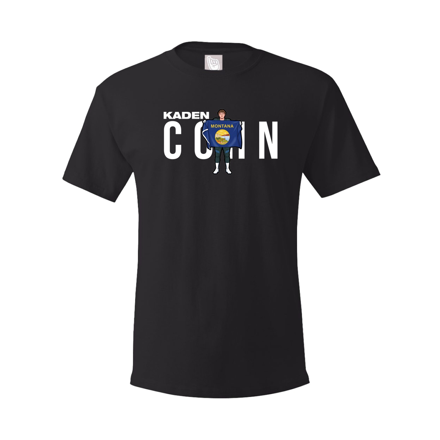 Youth Tee — Player Name in Black