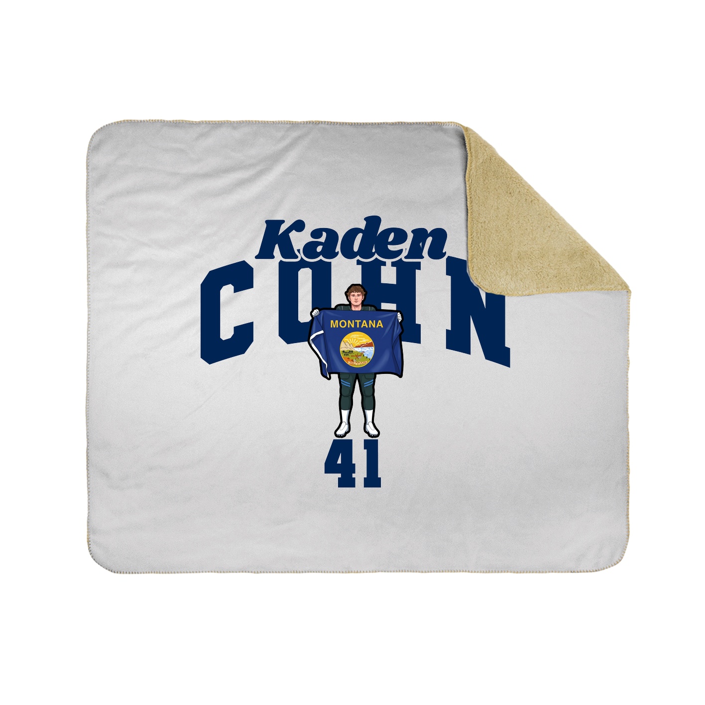 Throw Blanket — Signature Arch in White