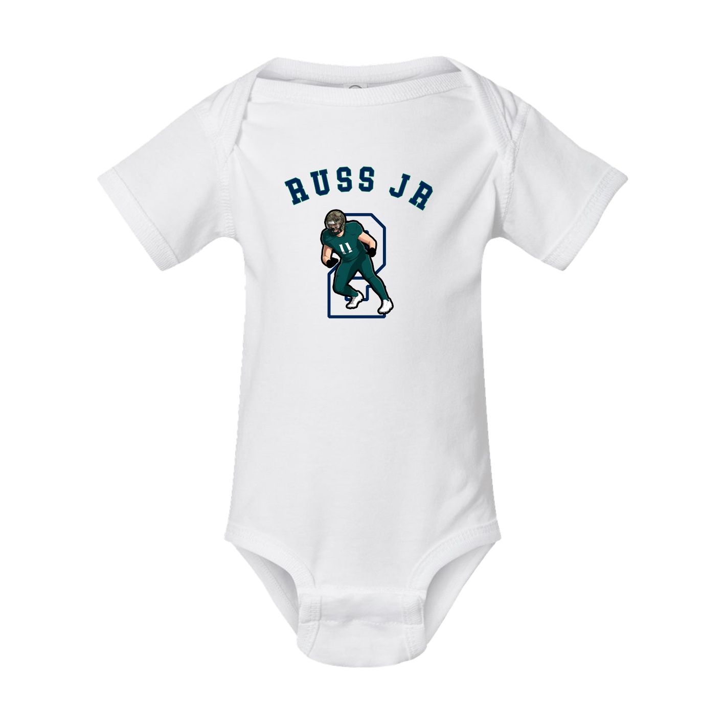 Baby Onesie — Shirsey Arch in White