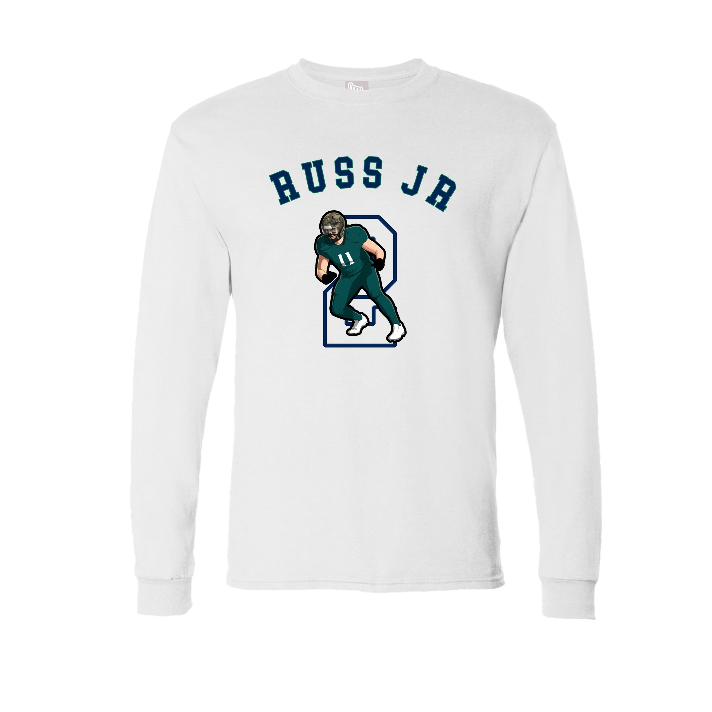 Long Sleeve Tee — Shirsey Arch in White