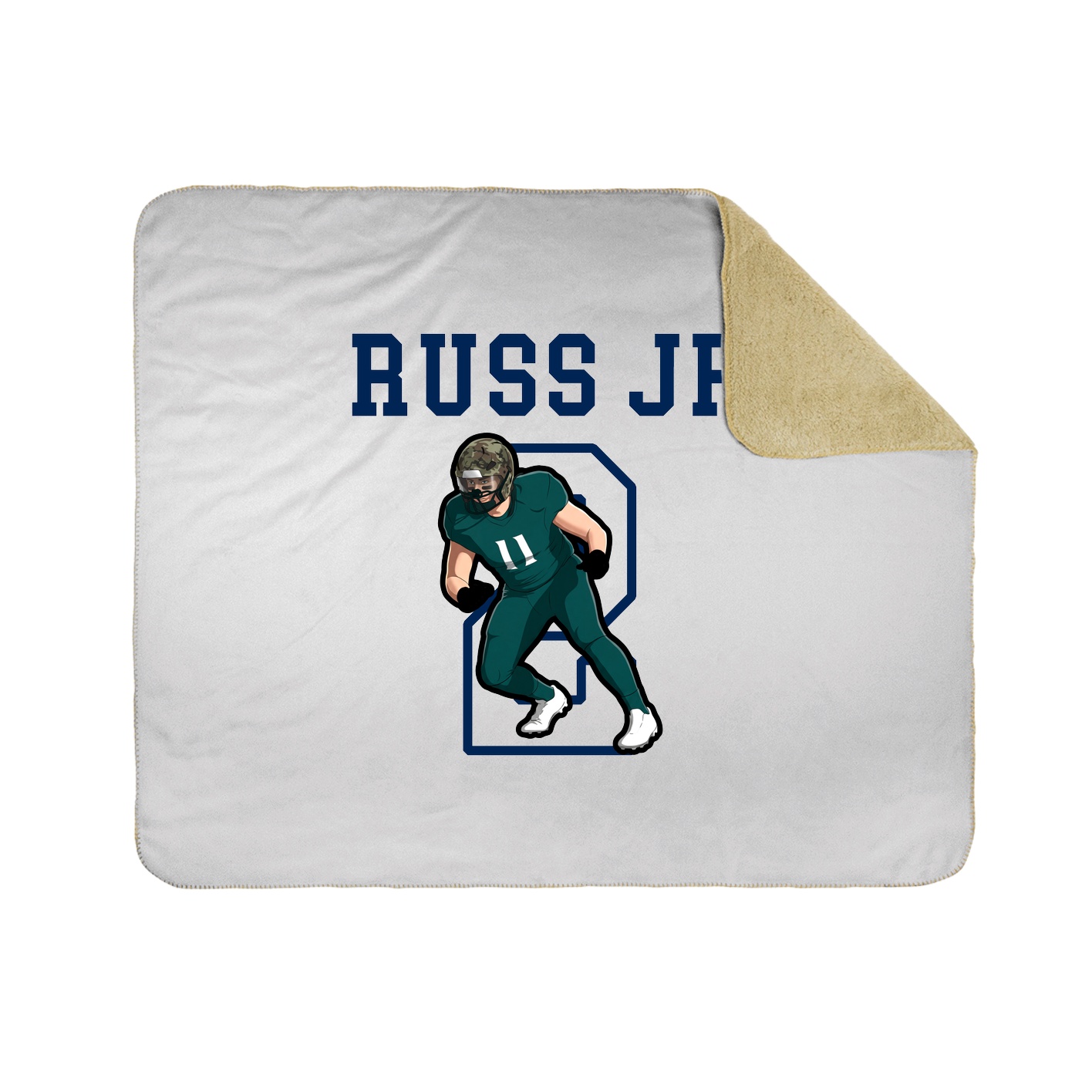 Throw Blanket — Shirsey in White