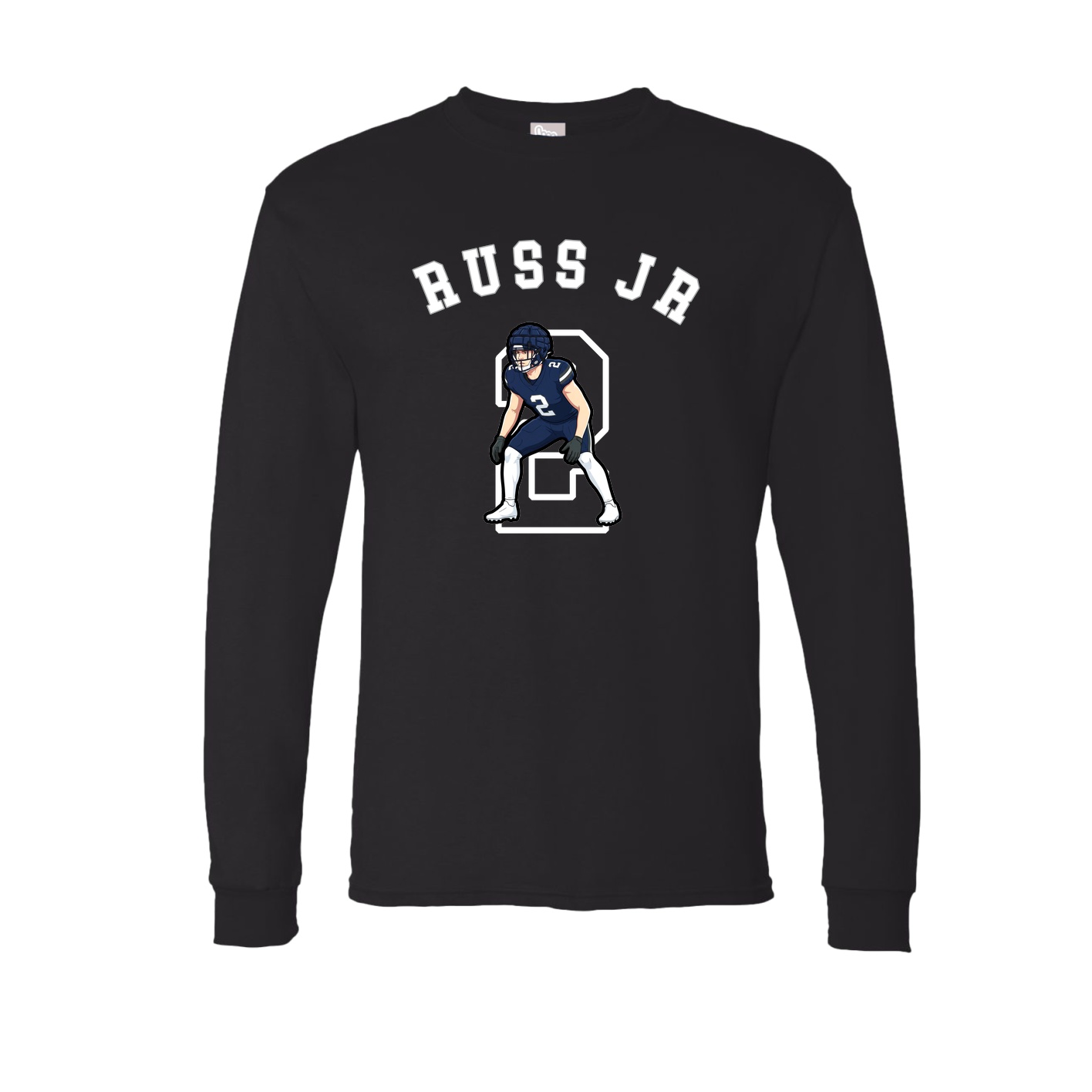 Long Sleeve Tee — Shirsey Arch in Black