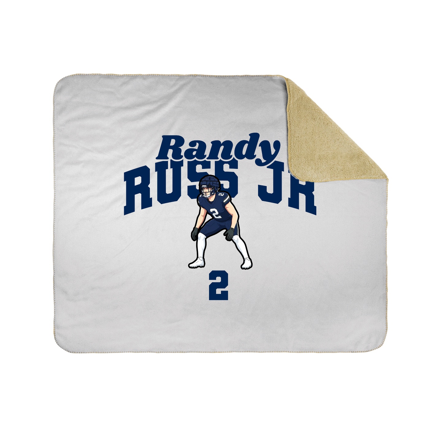Throw Blanket — Signature Arch in White