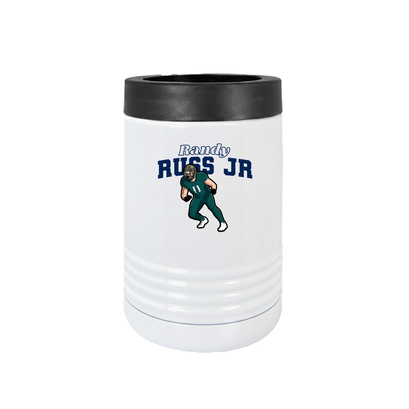 Beverage Holder — Name Arch in White