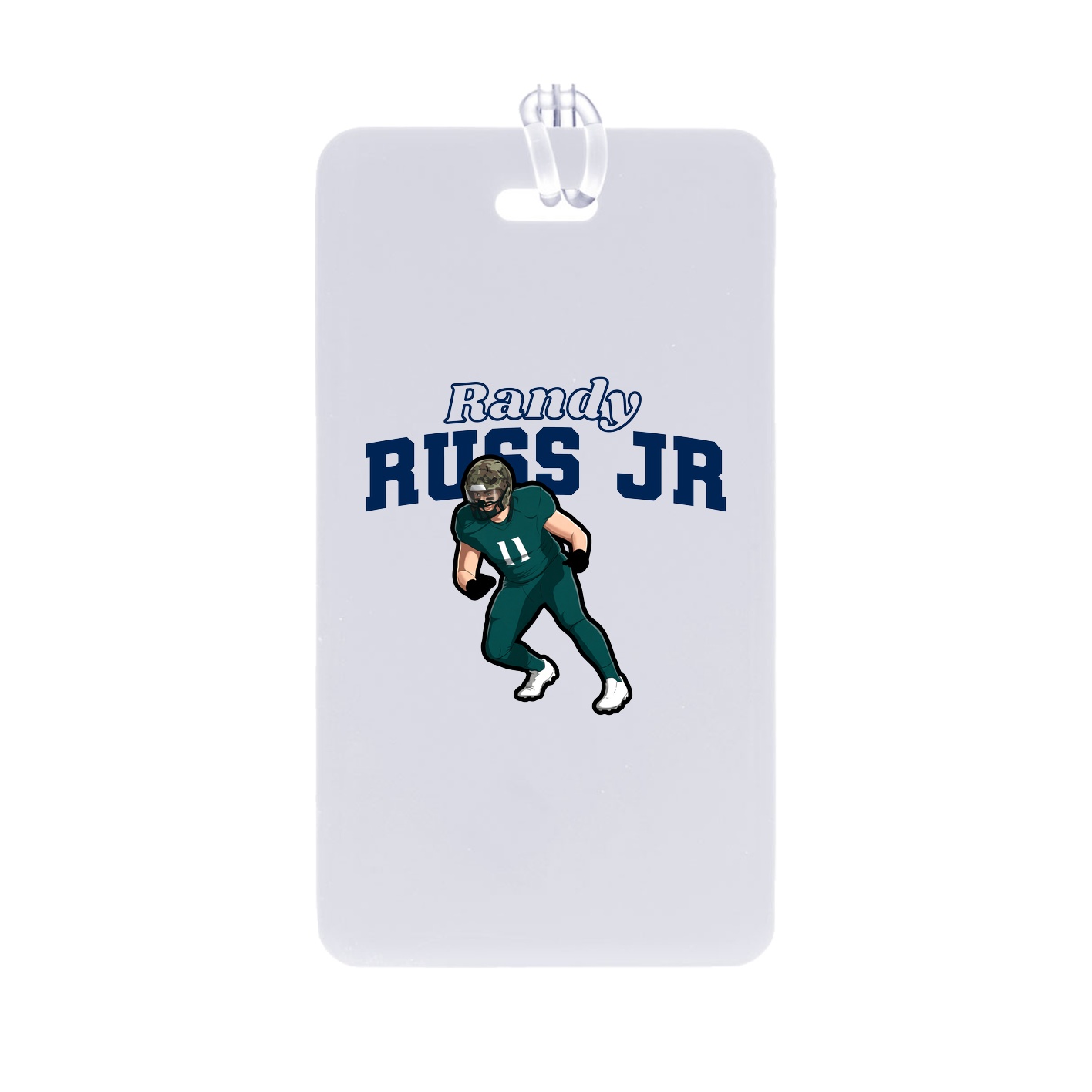 Bag Tag — Name Arch in Classic