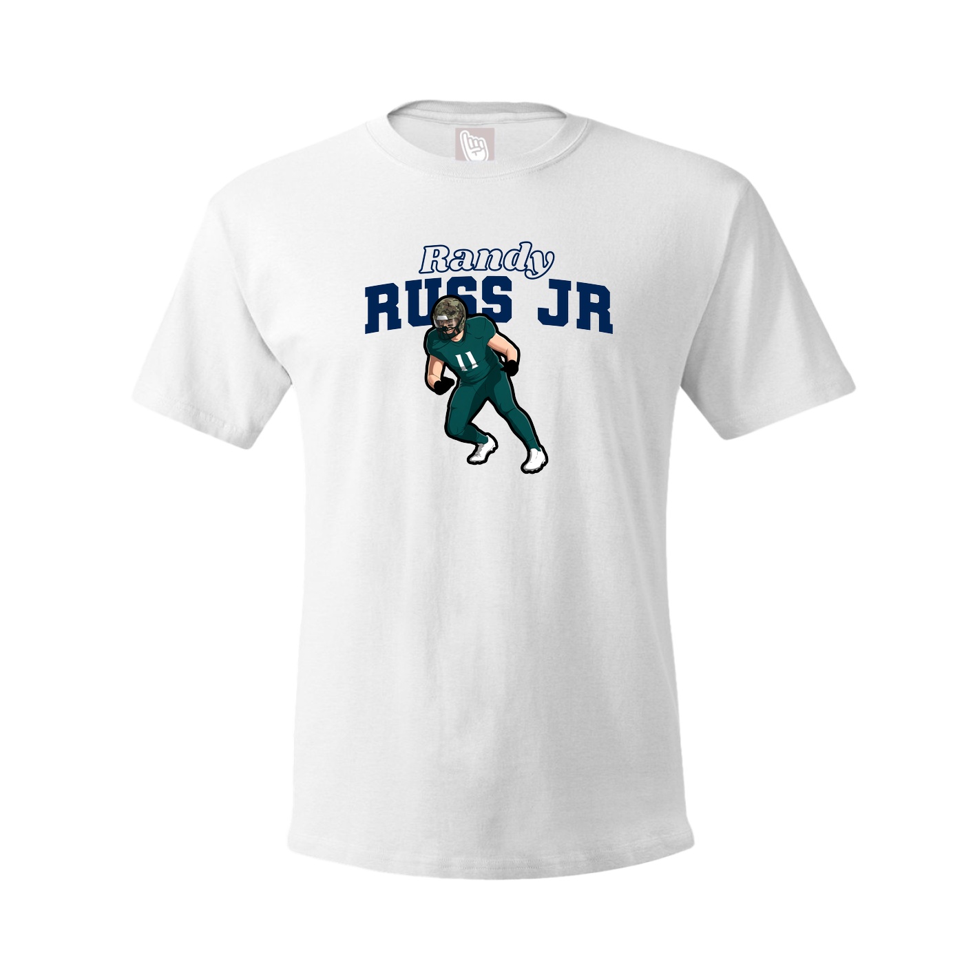 Tee — Name Arch in White
