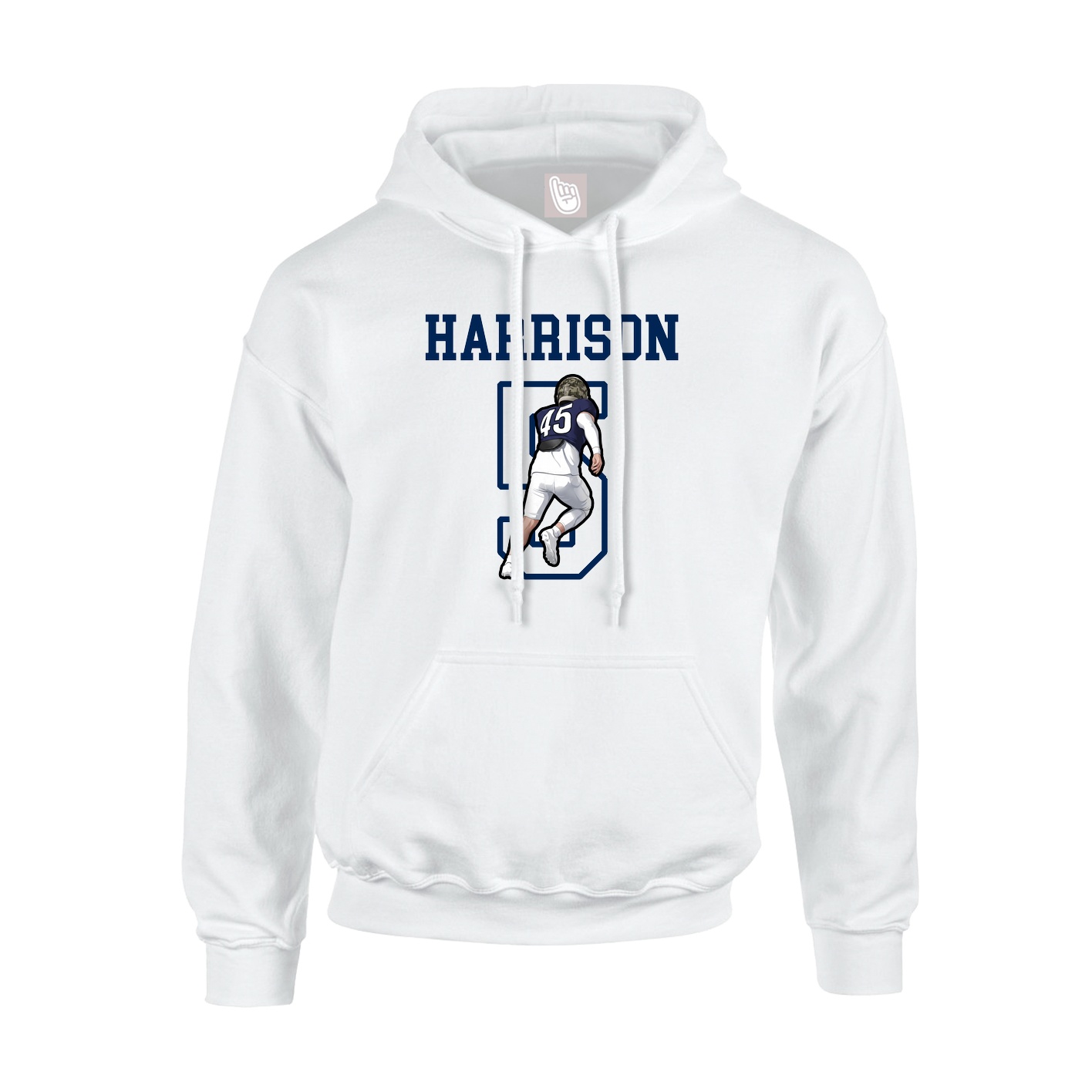 Hoodie — Shirsey in White