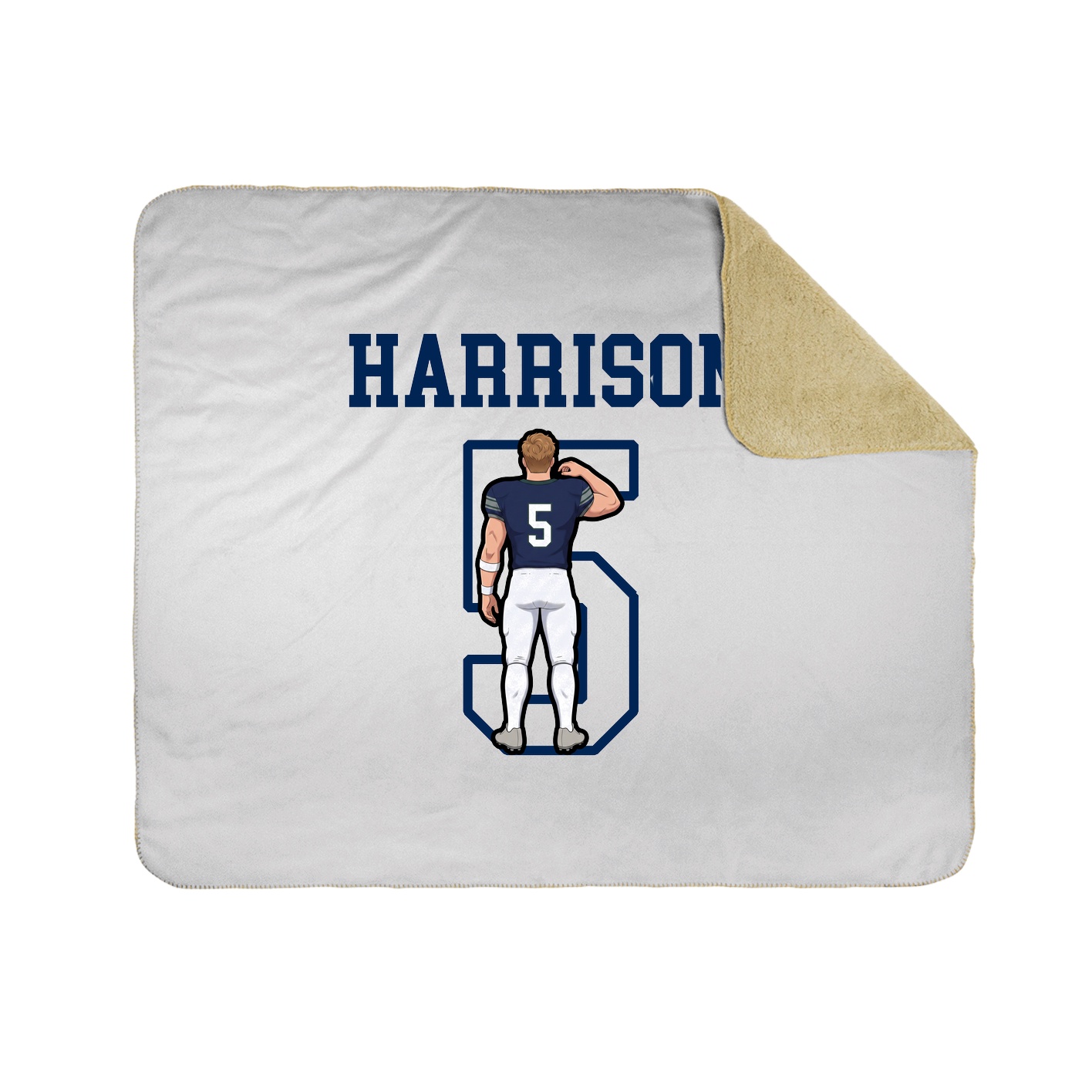 Throw Blanket — Shirsey in White
