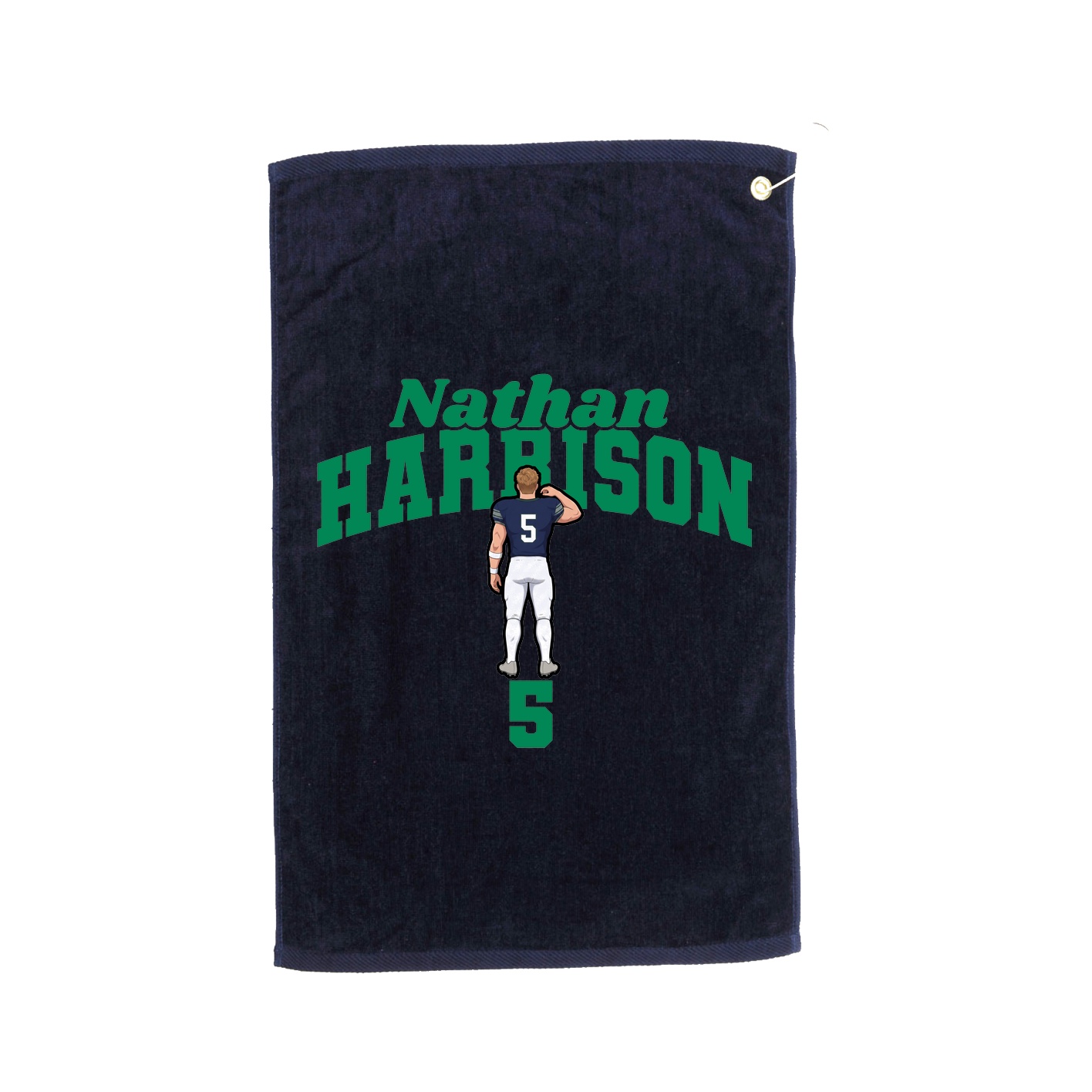 Golf Towel — Signature Arch in Navy