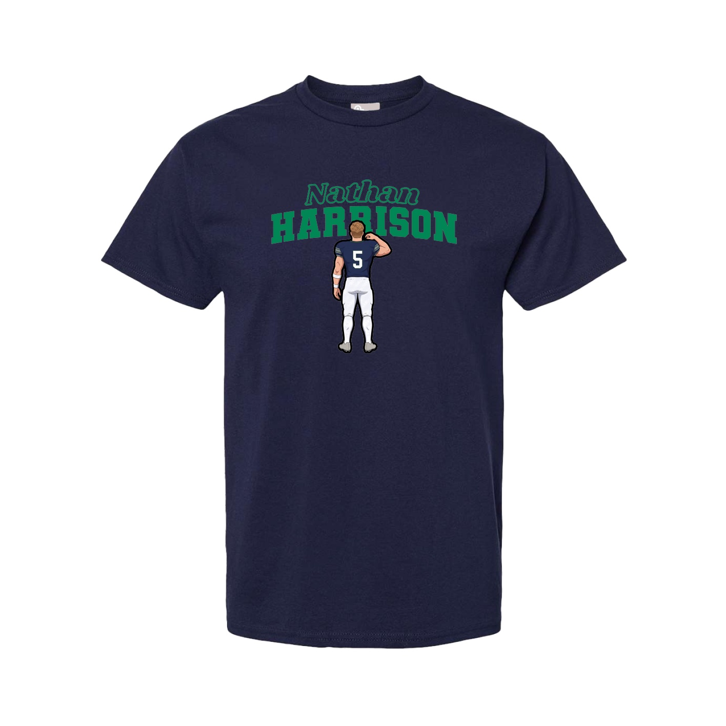 Tee — Name Arch in Navy