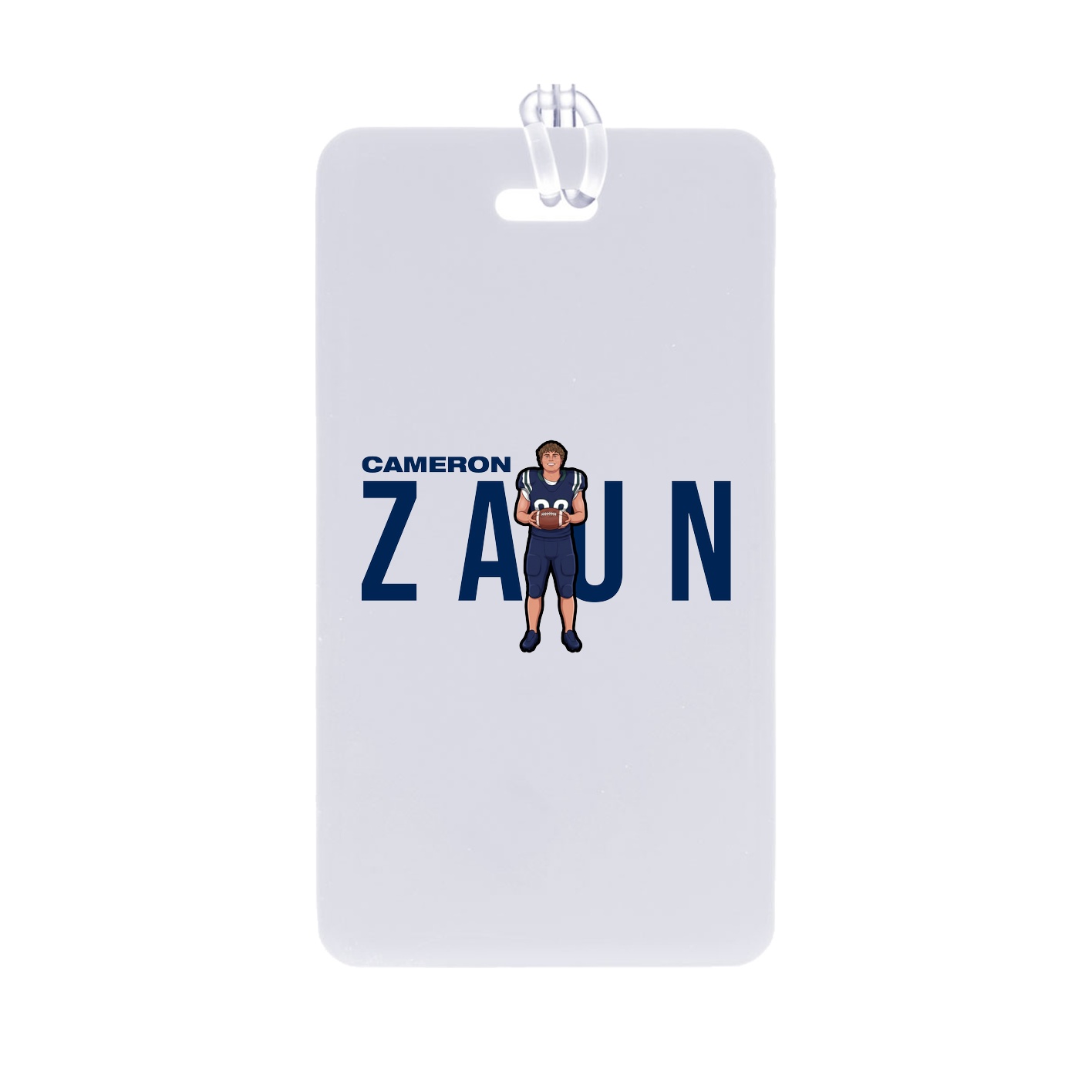 Bag Tag — Player Name in Classic