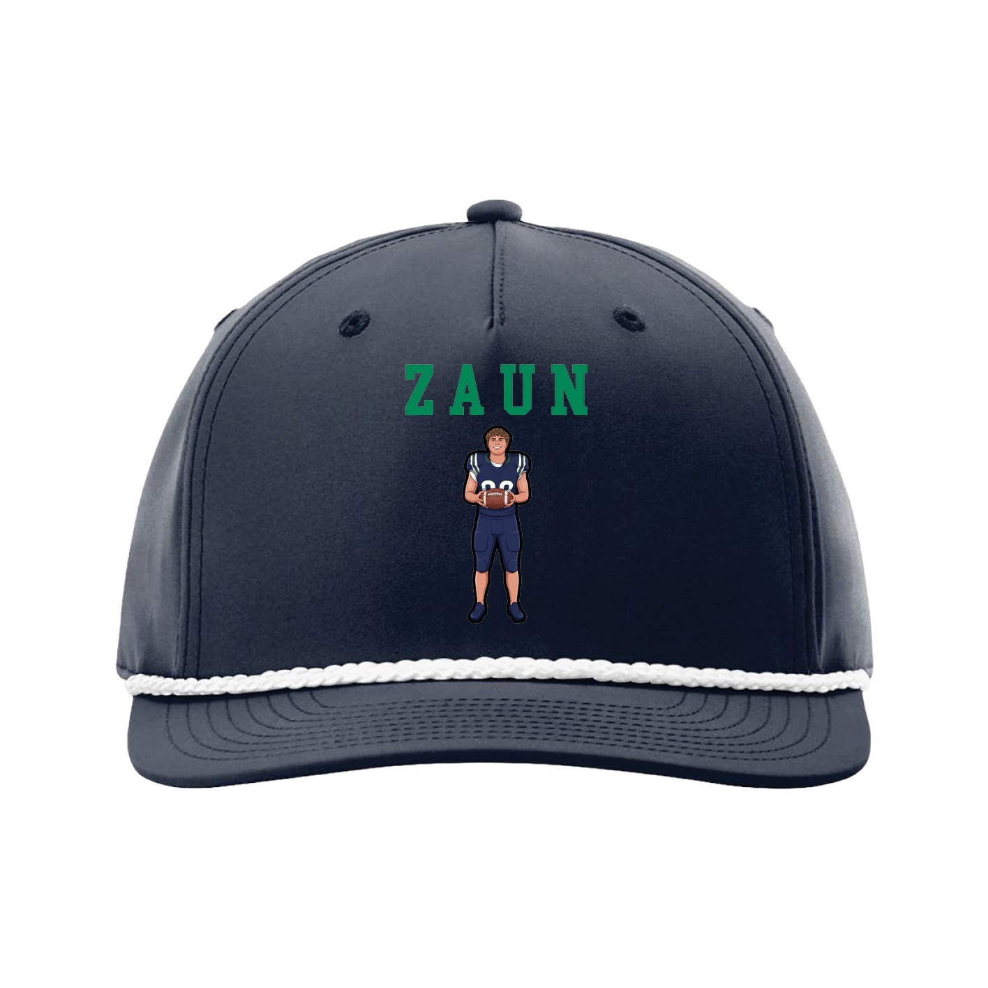 Five-Panel Classic Rope Cap — Shirsey in Navy