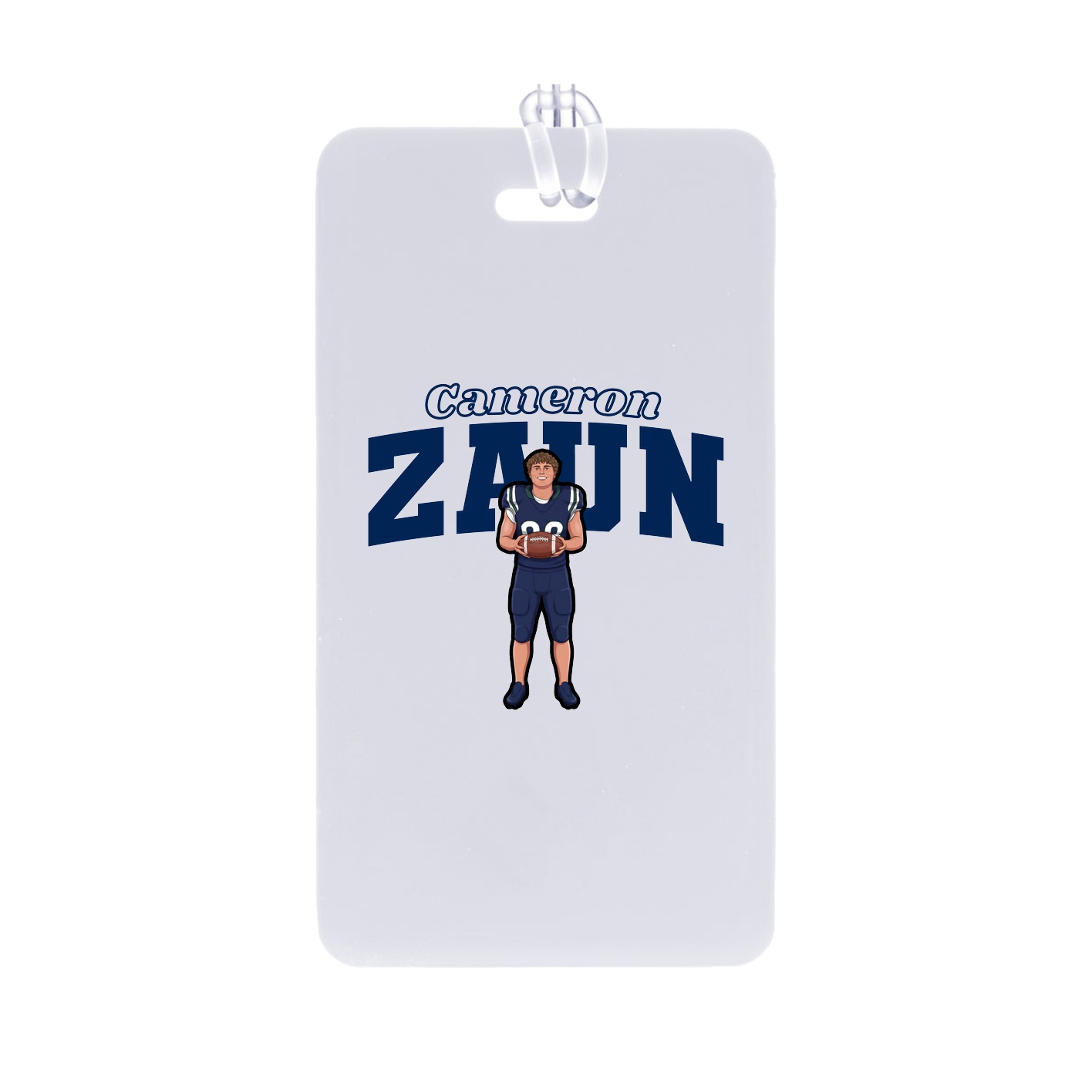 Bag Tag — Name Arch in Classic