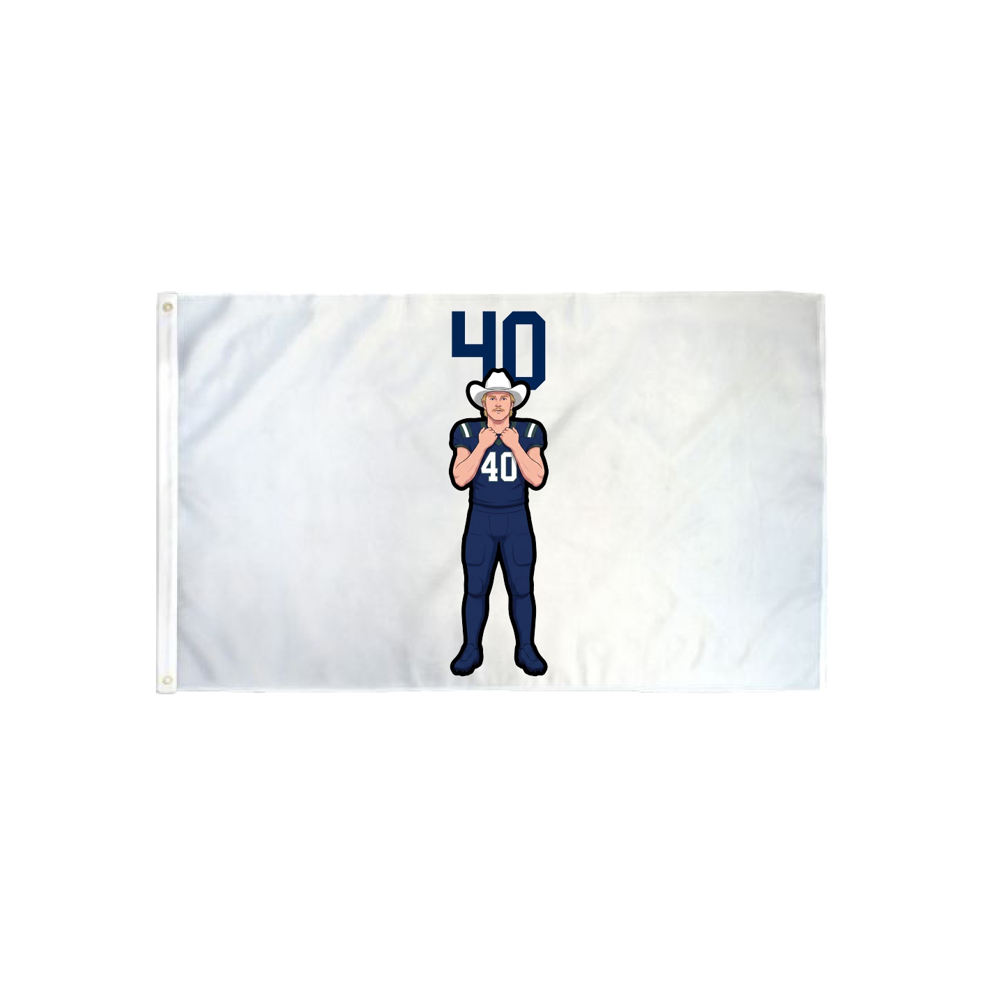 3x5 Flag — Number Top in Classic