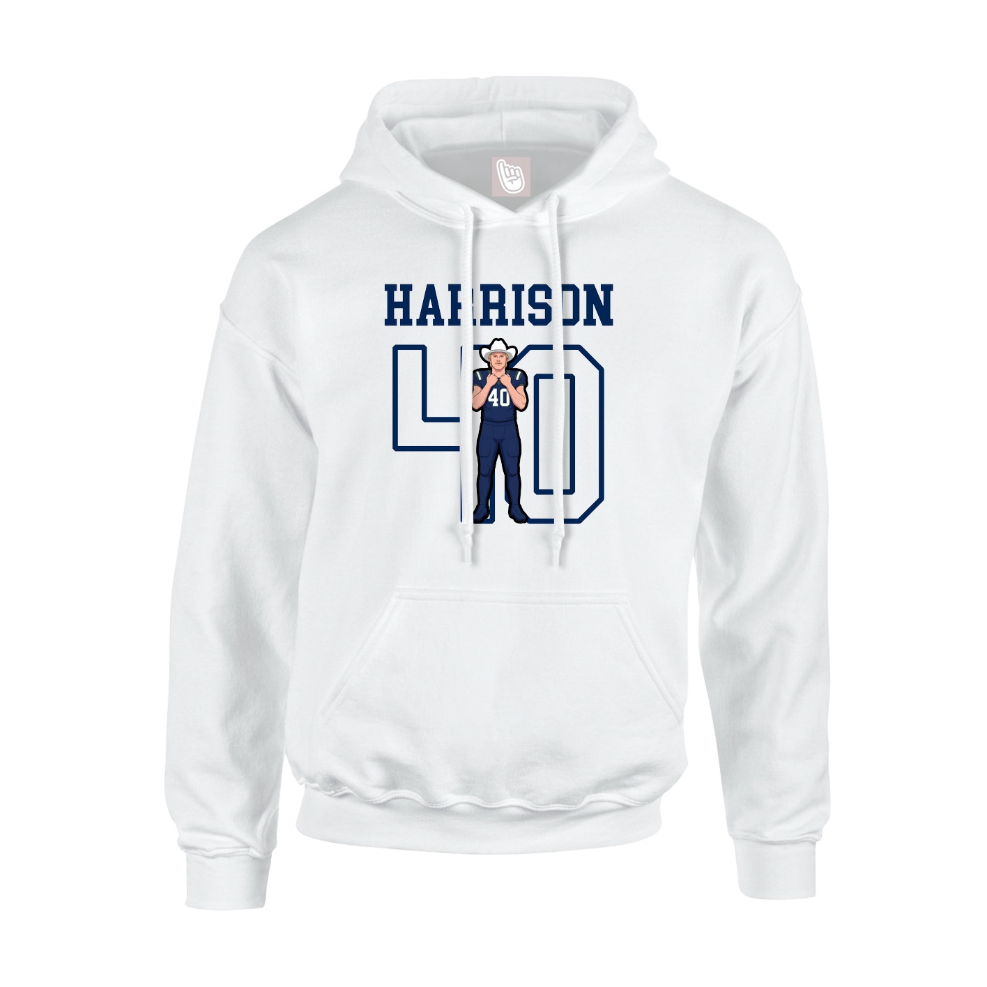 Youth Hoodie — Shirsey in White