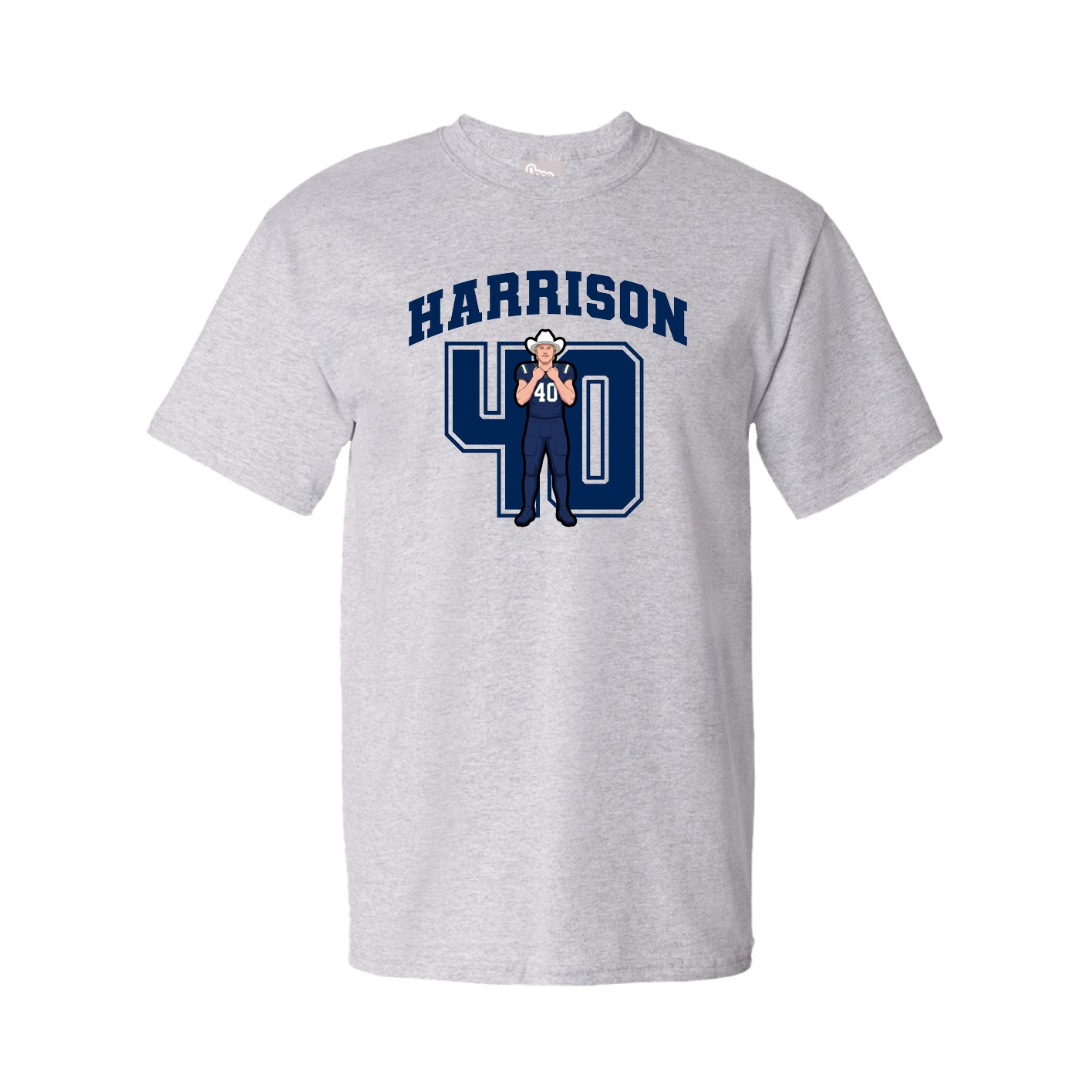 Tee — Number in Grey