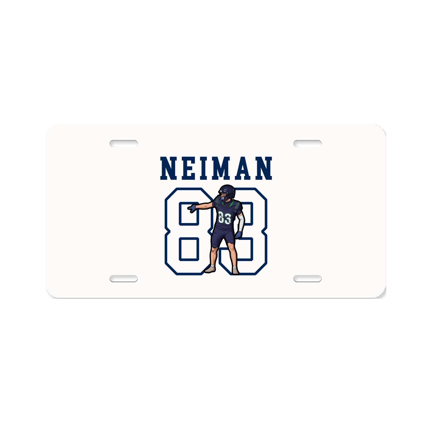 License Plate — Shirsey in Classic