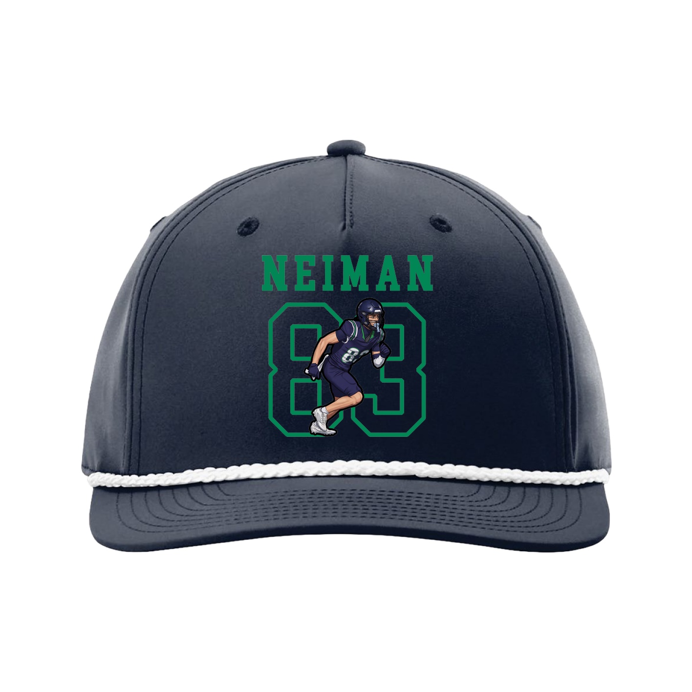 Five-Panel Classic Rope Cap — Shirsey in Navy