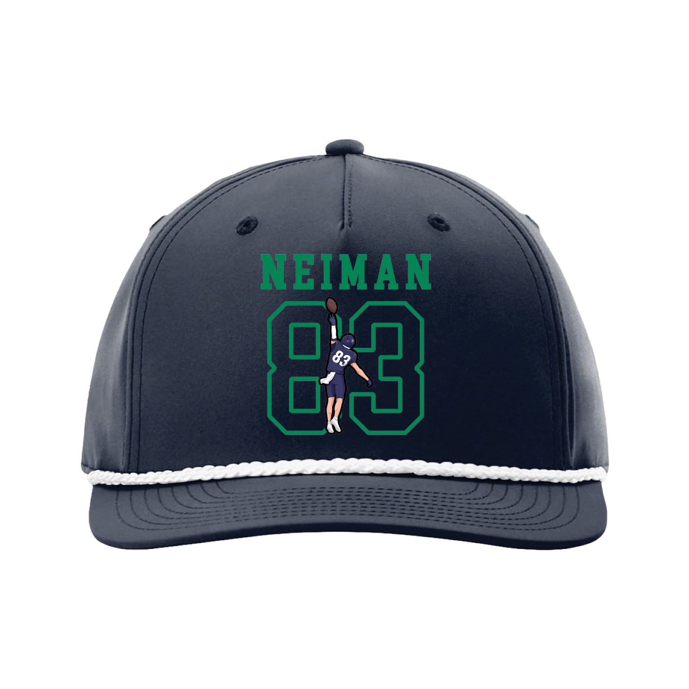 Five-Panel Classic Rope Cap — Shirsey in Navy