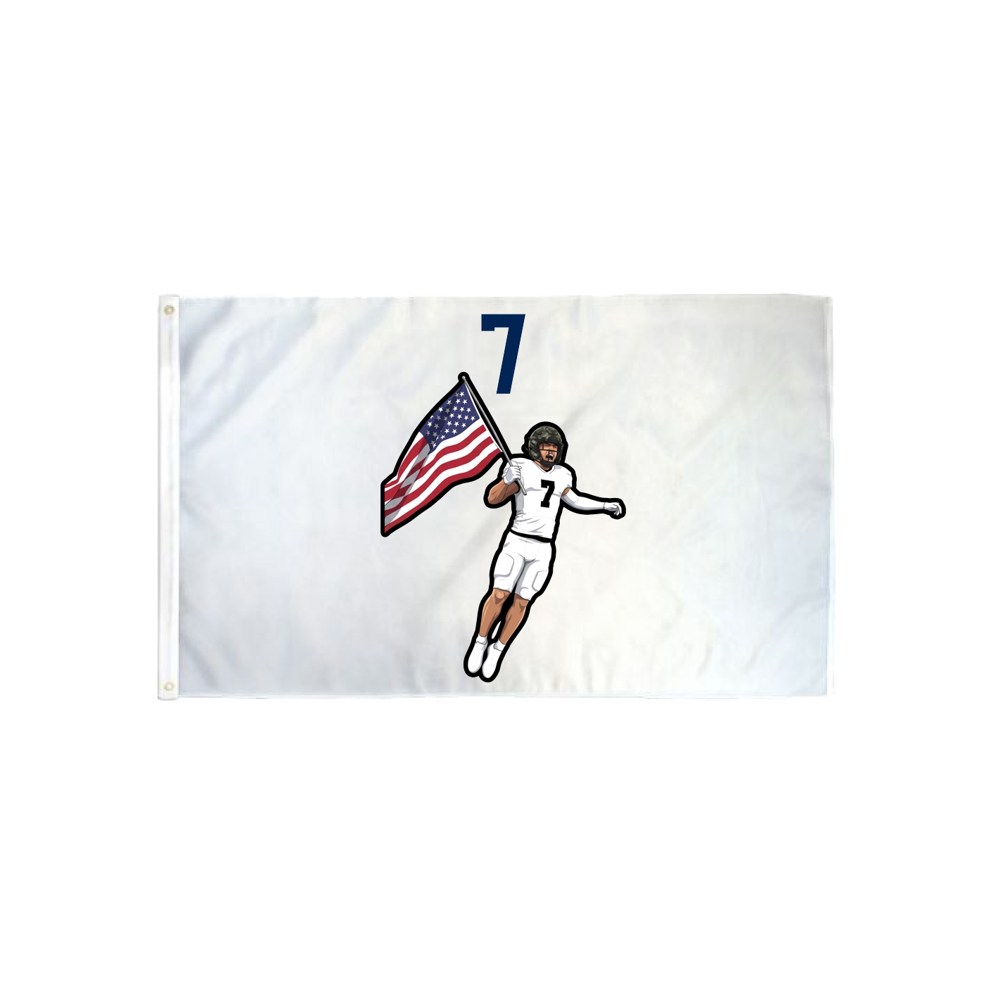 3x5 Flag — Number Top in Classic