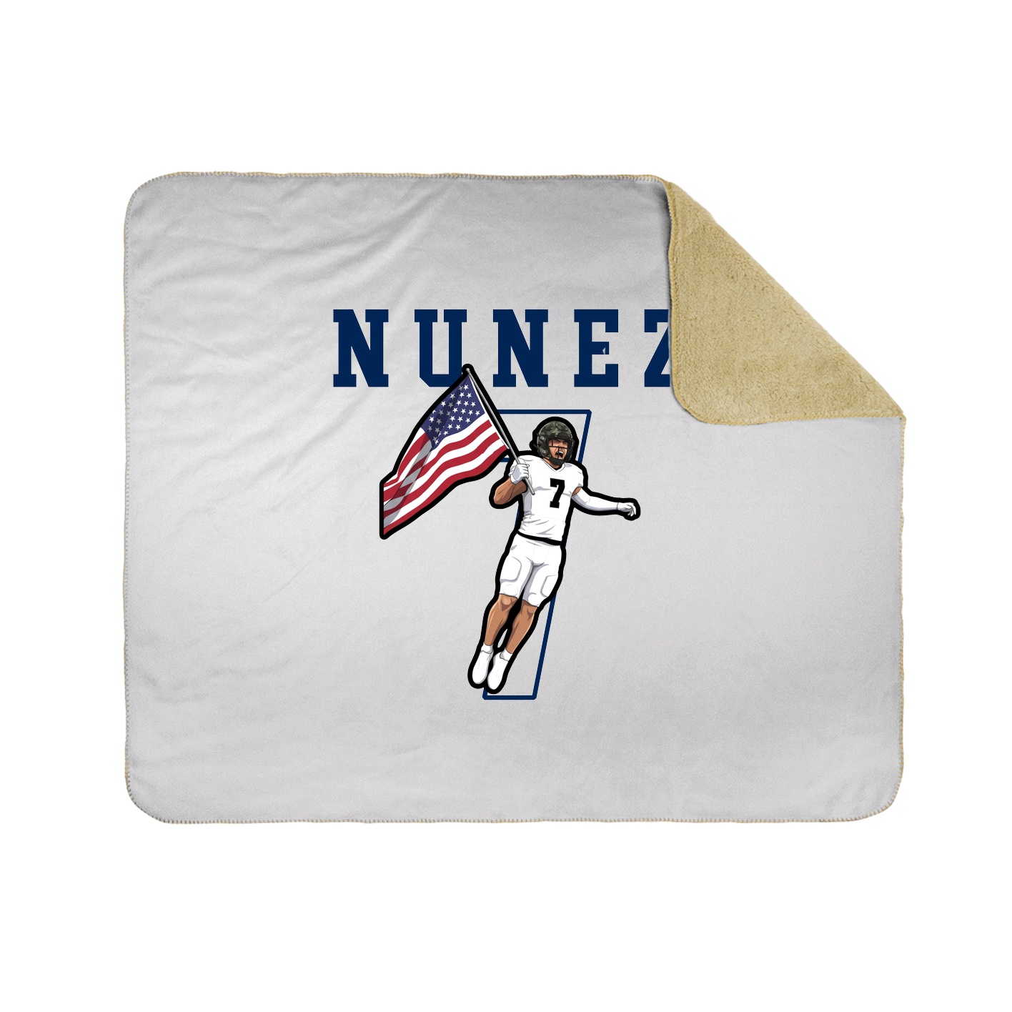 Throw Blanket — Shirsey in White