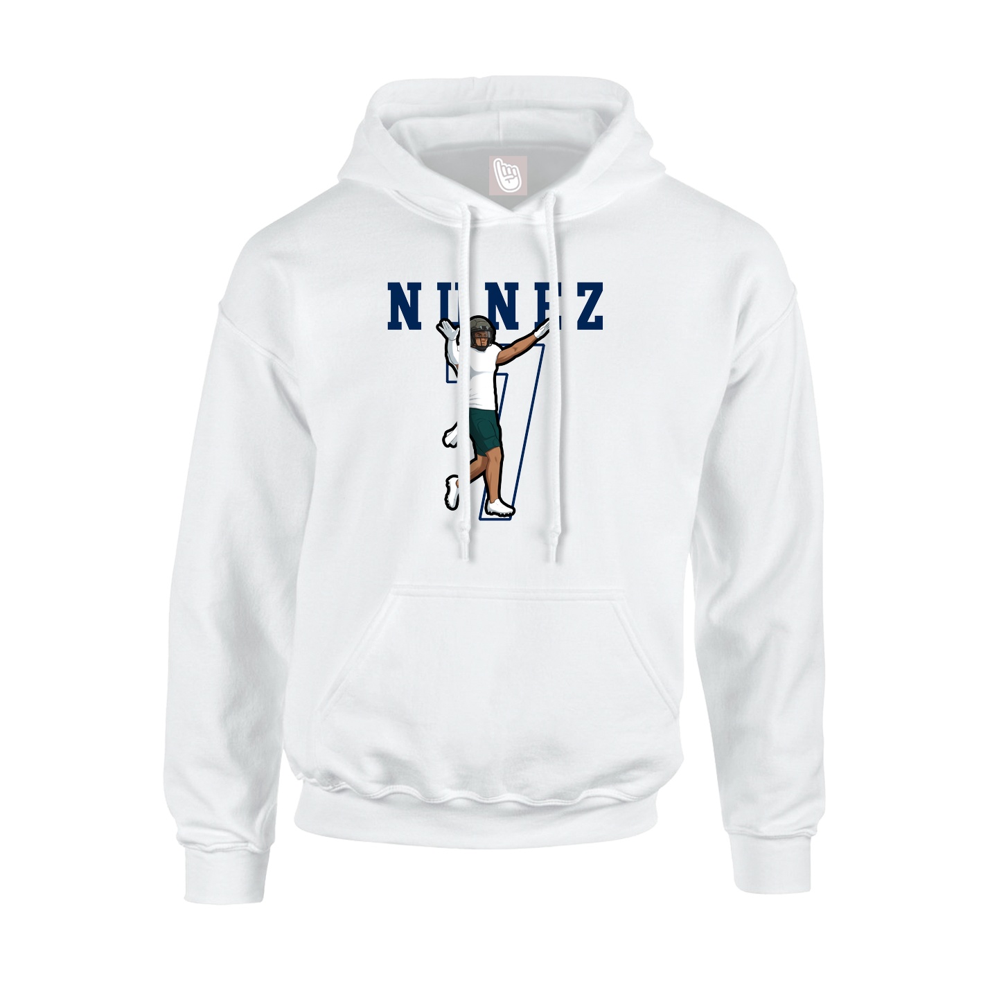 Hoodie — Shirsey in White