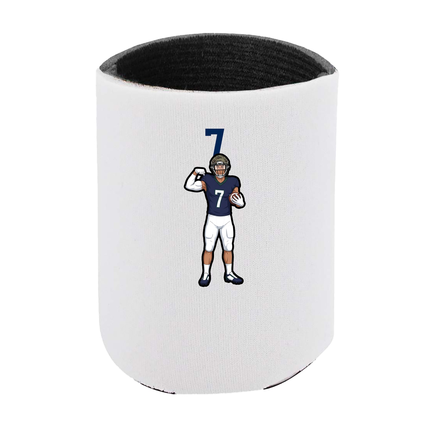 Can Holder — Number Top in White