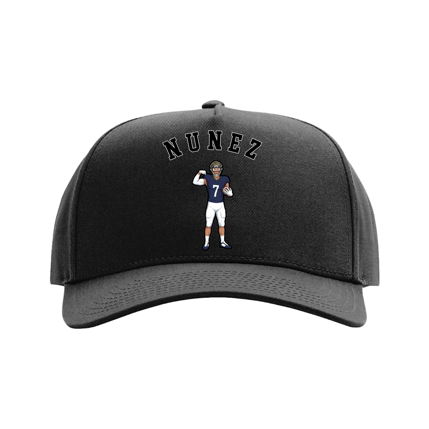 Full Fabric Five-Panel Champ Cap